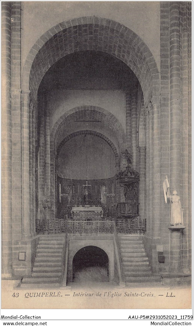 AAUP5-29-0386 - QUIMPERLE - Interieur  De L'Eglise Sainte Croix - Quimperlé