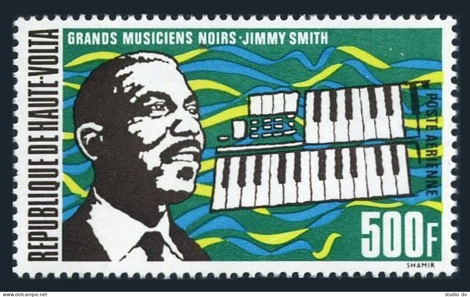 Burkina Faso C104,MNH.Michel 368. Musician Jimmy Smith,1972. - Burkina Faso (1984-...)