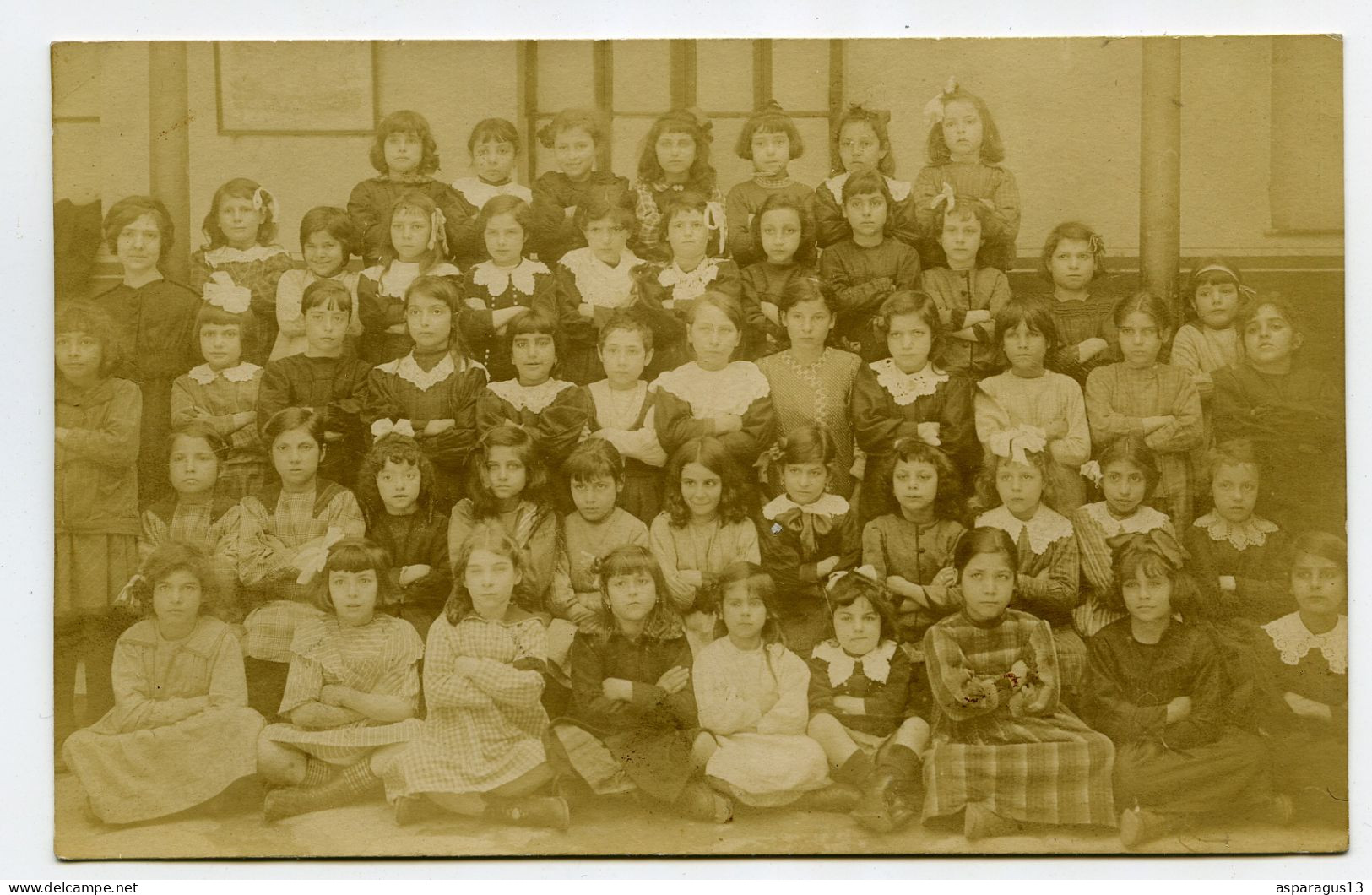 Bône école Caraman carte photo scolaire photographe Auguste Mamain Sétif lot de 10 cartes photos