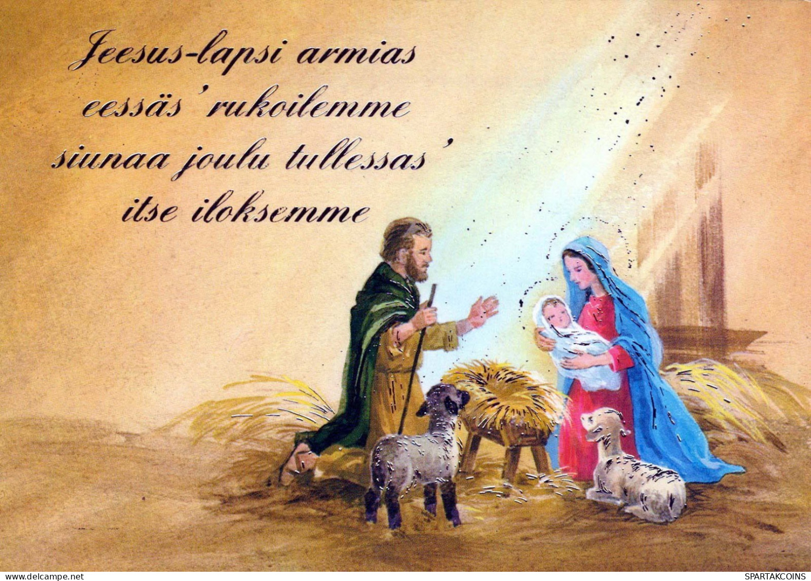 Vierge Marie Madone Bébé JÉSUS Noël Religion #PBB640.A - Vierge Marie & Madones