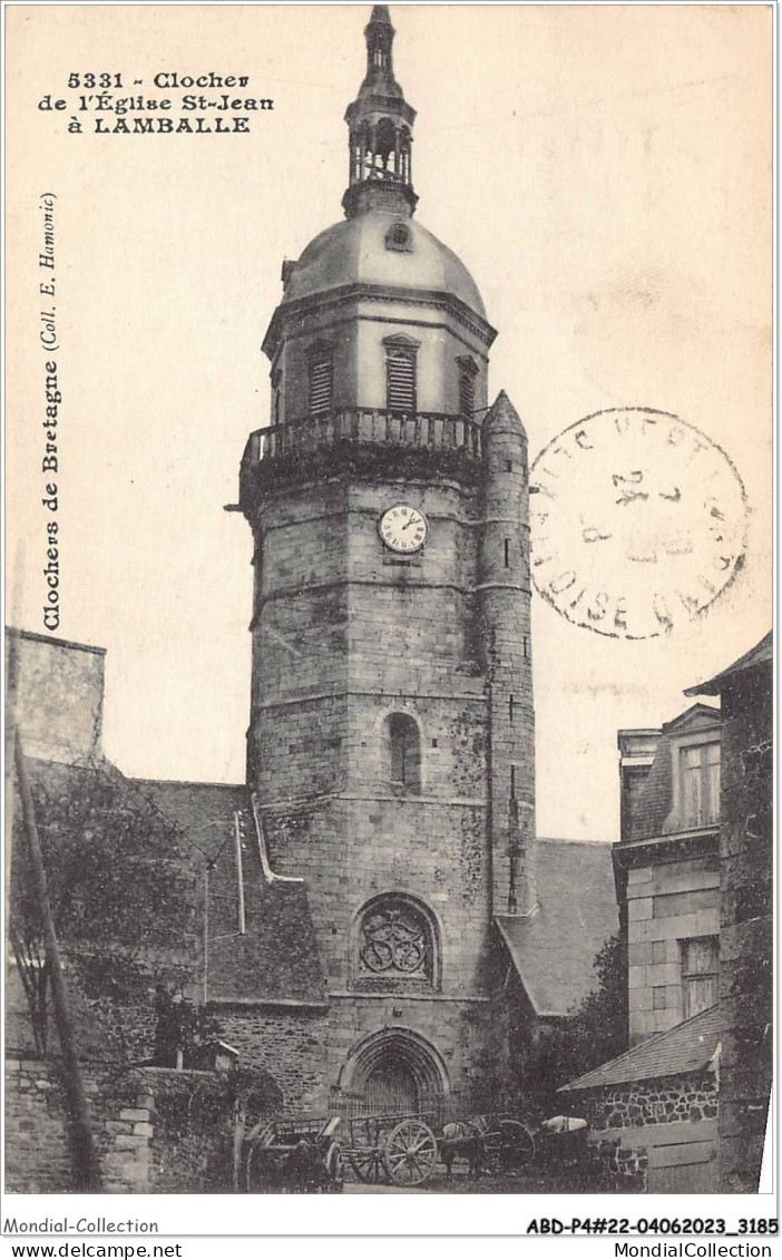 ABDP4-22-0340 - LAMBALLE - Clocher De L'Eglise Saint Jean - Lamballe