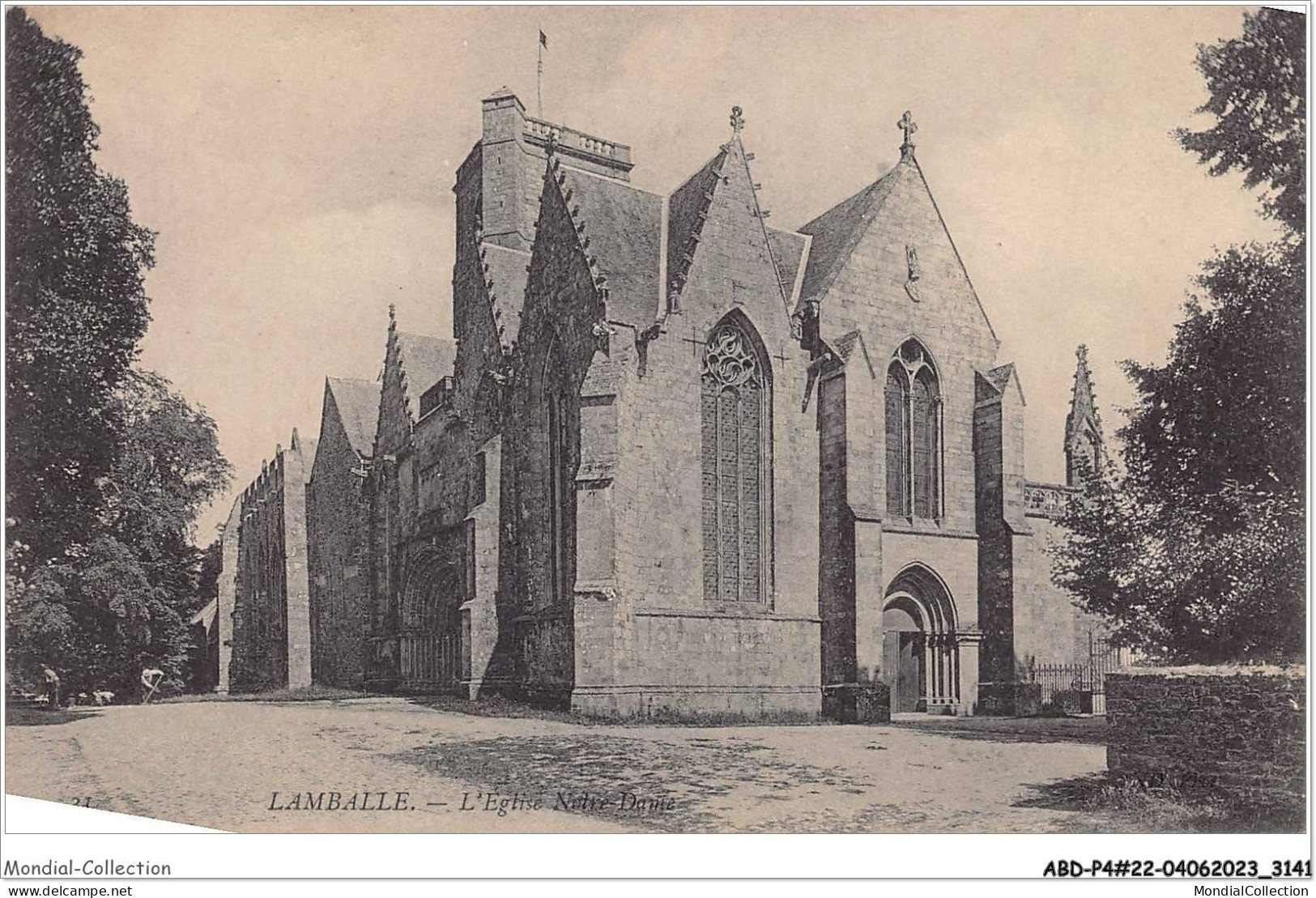 ABDP4-22-0318 - LAMBALLE - L'Eglise Notre Dame  - Lamballe