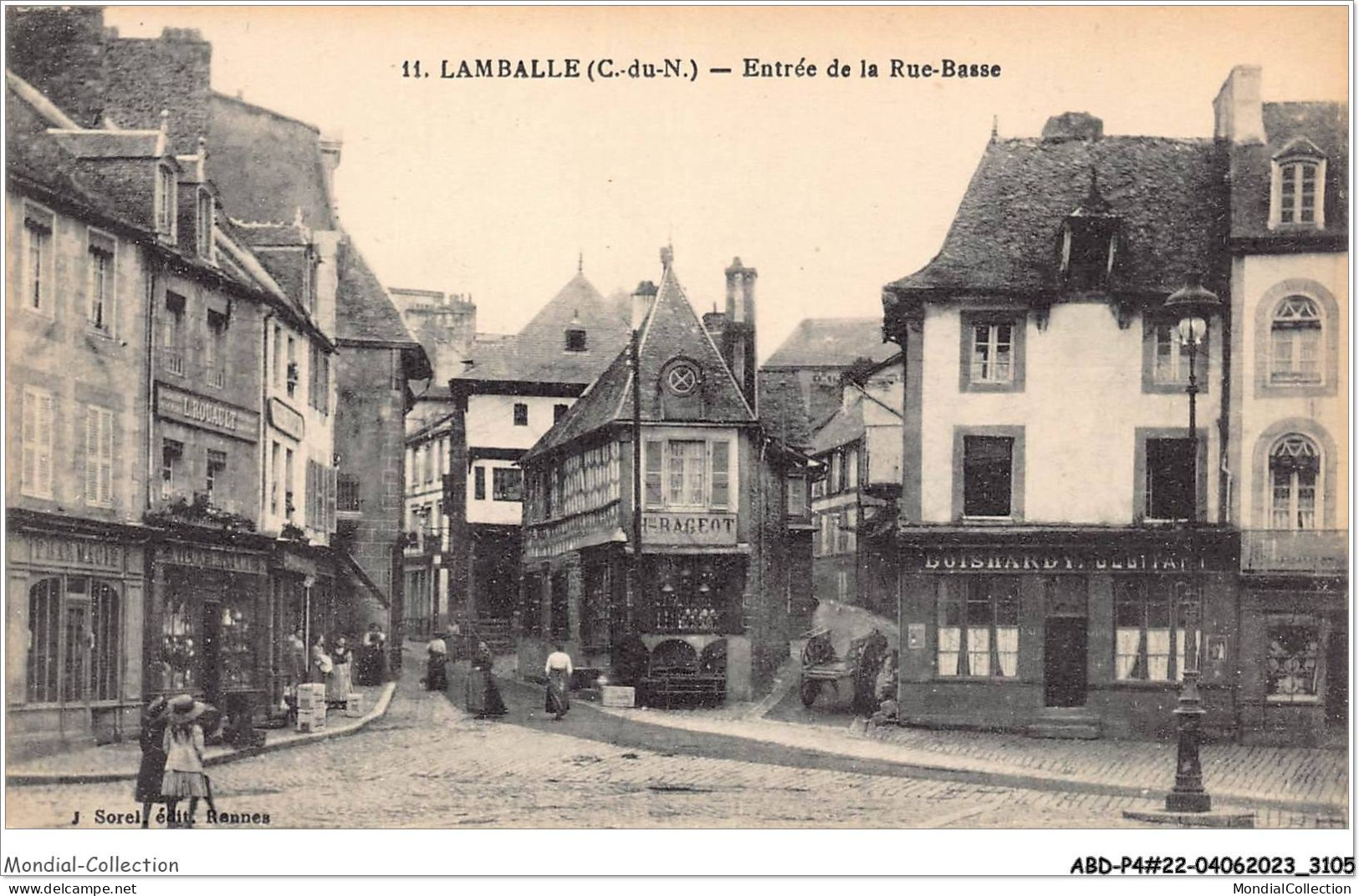 ABDP4-22-0300 - LAMBALLE - Entree De La Rue Basse - Lamballe
