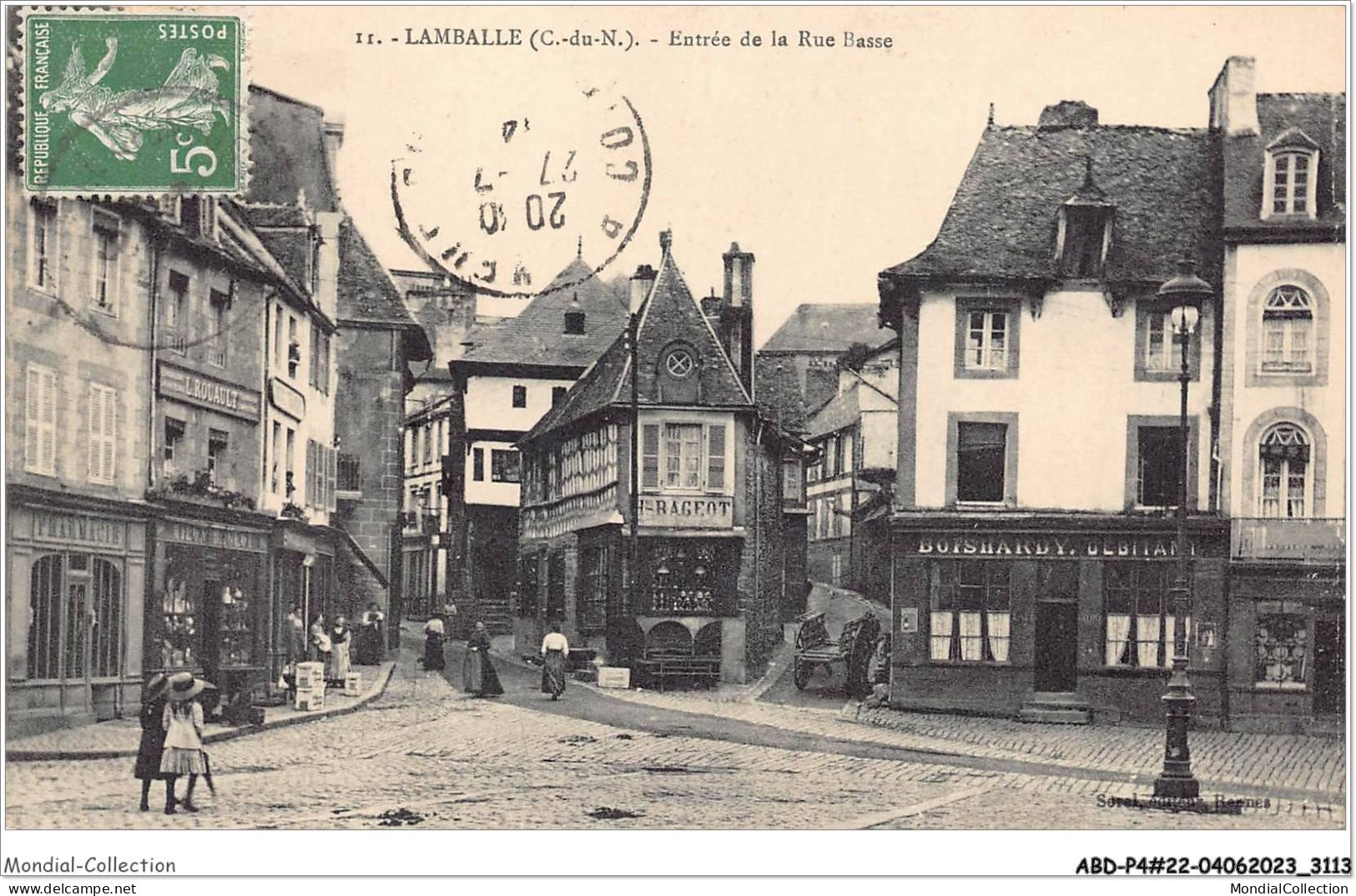 ABDP4-22-0304 - LAMBALLE - Entree De La Rue Basse - Lamballe