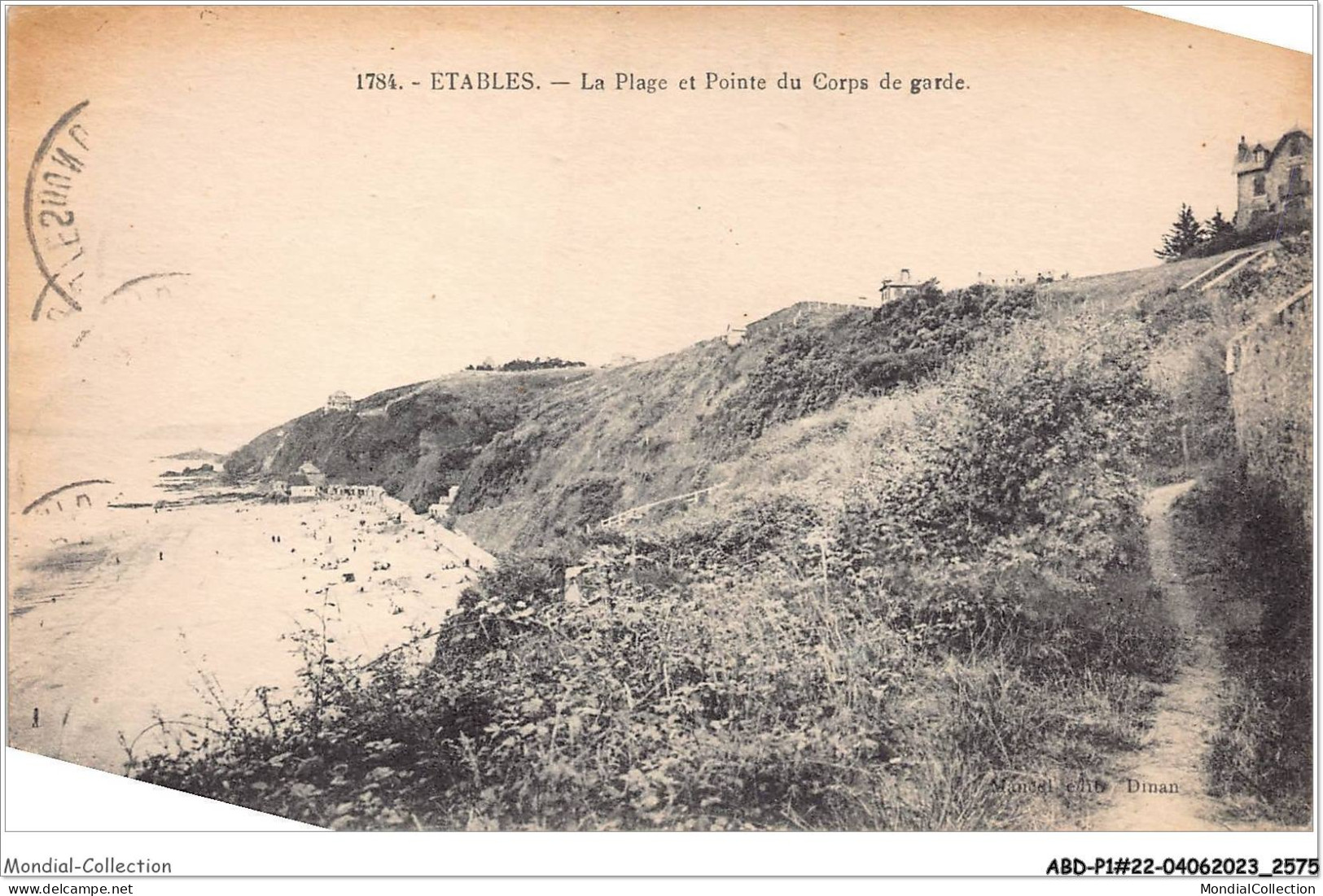 ABDP1-22-0035 - ETABLES - La Plage Et Pointe Du Corps De Garde - Etables-sur-Mer