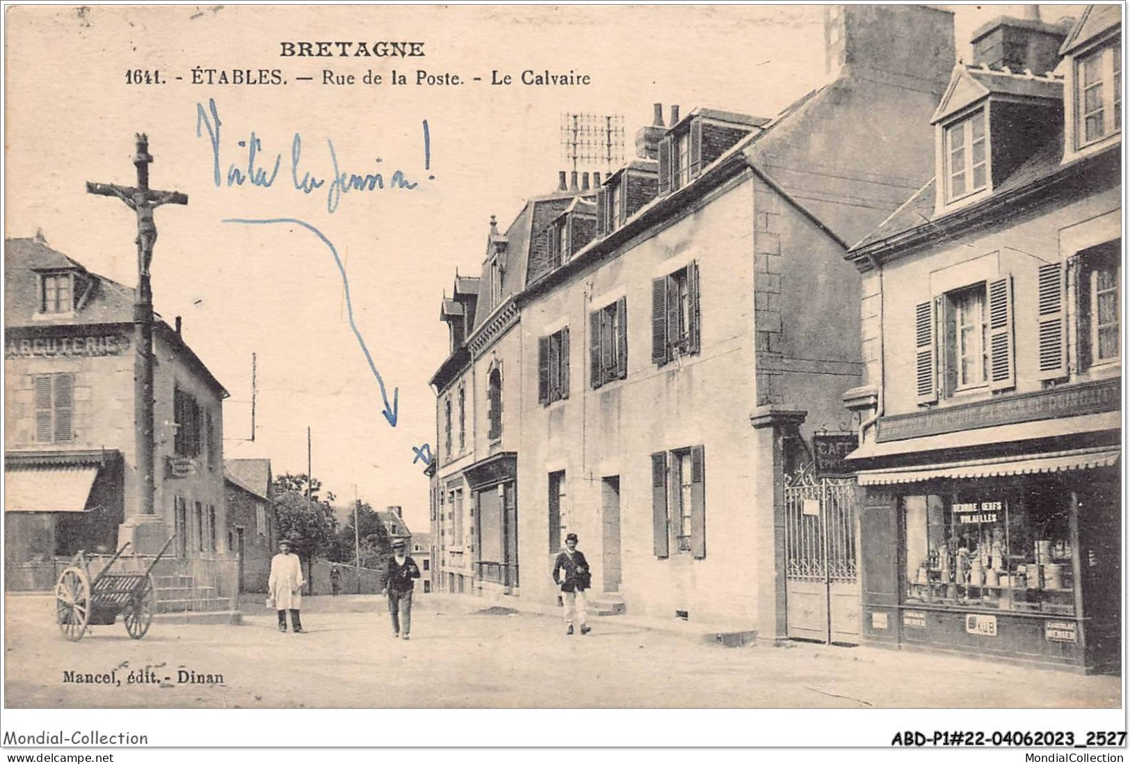 ABDP1-22-0011 - ETABLES - Rue De La Poste - Le Calvaire - Etables-sur-Mer