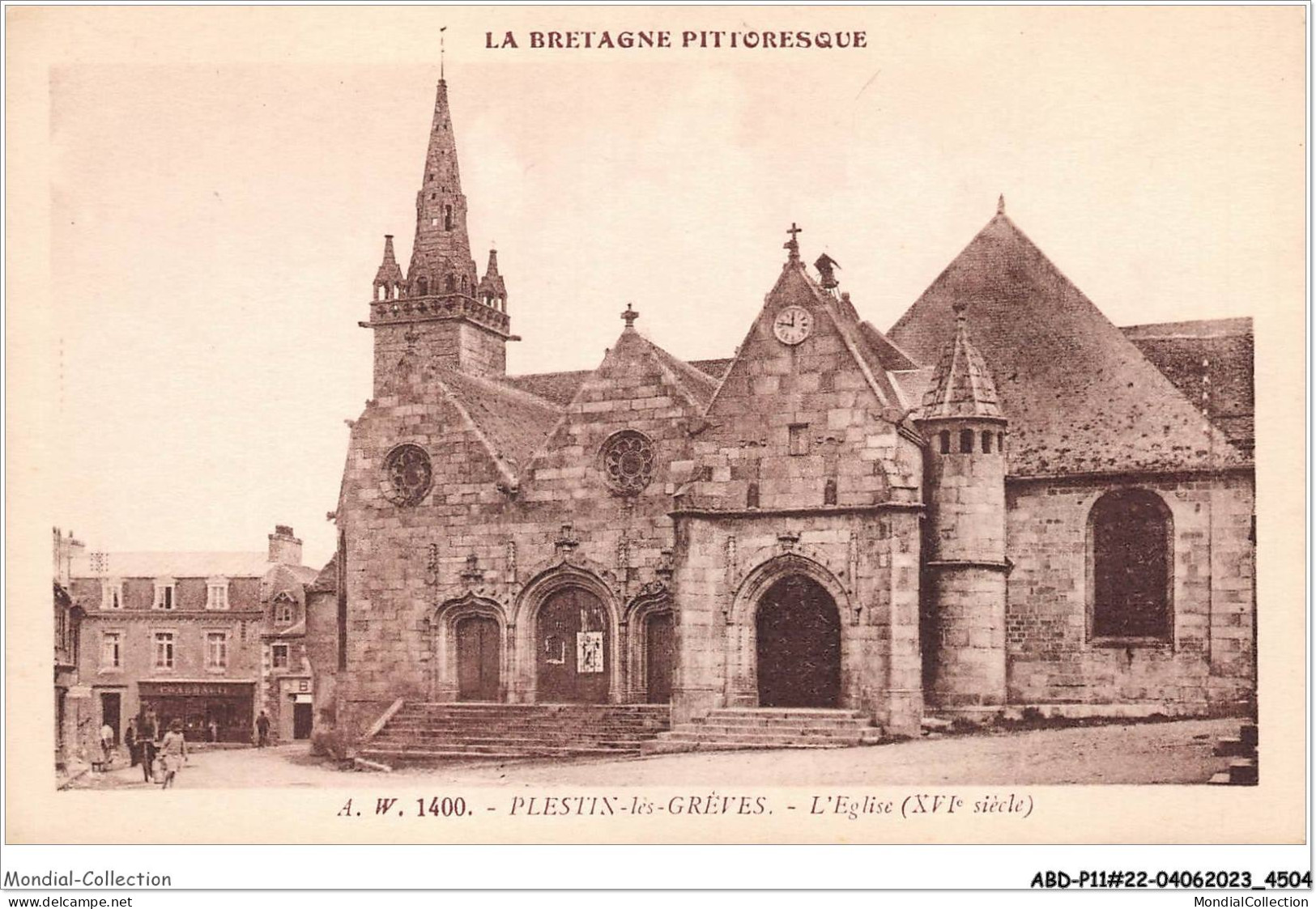 ABDP11-22-1010 - PLESTIN LES GREVES - L'Eglise - Plestin-les-Greves