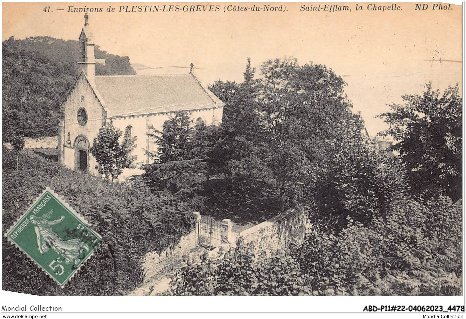 ABDP11-22-0997 - PLESTIN LES GREVES - Saint Efflam - La Chapelle - Plestin-les-Greves
