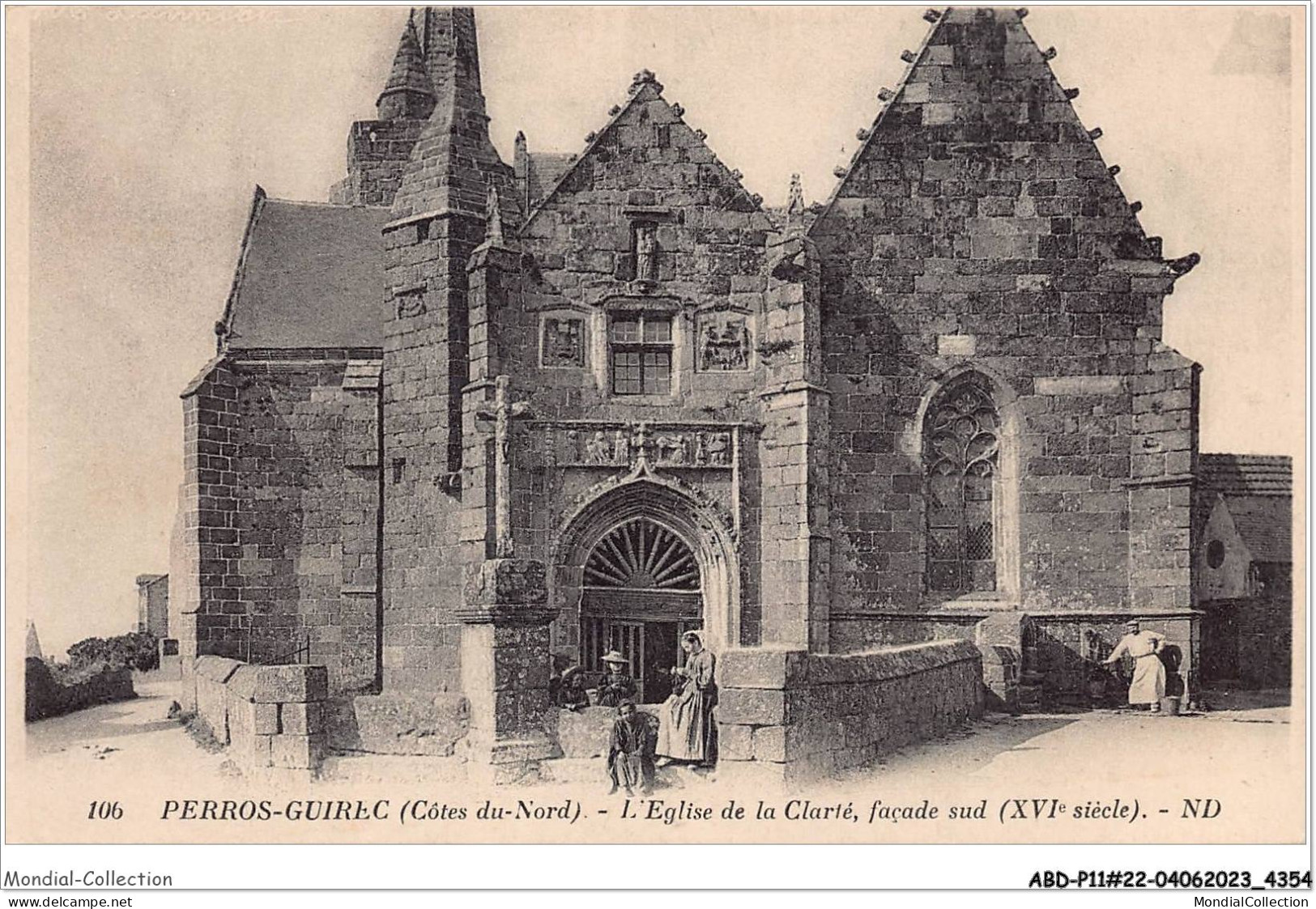 ABDP11-22-0935 - PERROS GUIREC - L'Eglise De La Clarte Facade Sud - Perros-Guirec