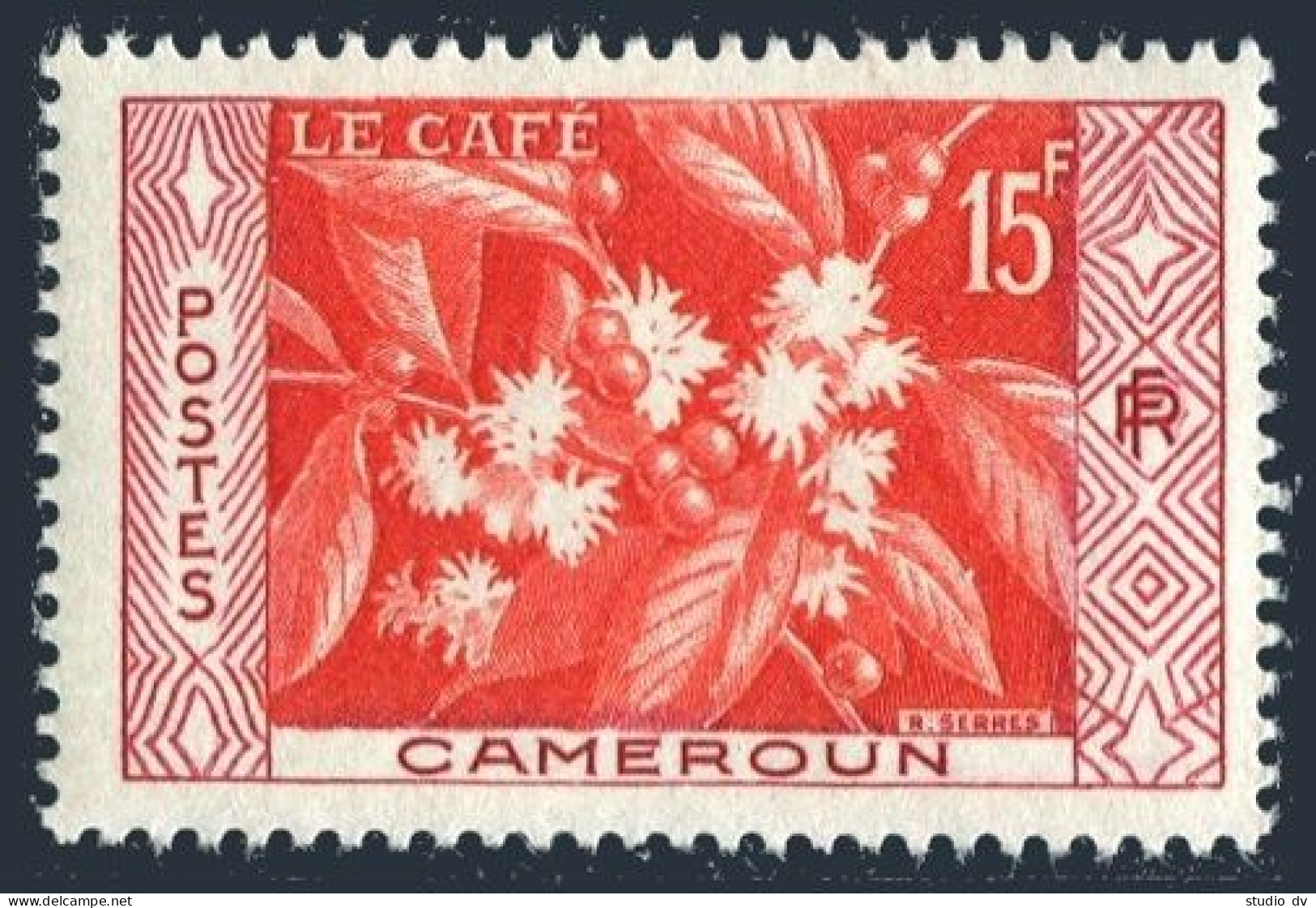 Cameroun 330, MNH. Michel 316. Coffee 1956. - Cameroon (1960-...)