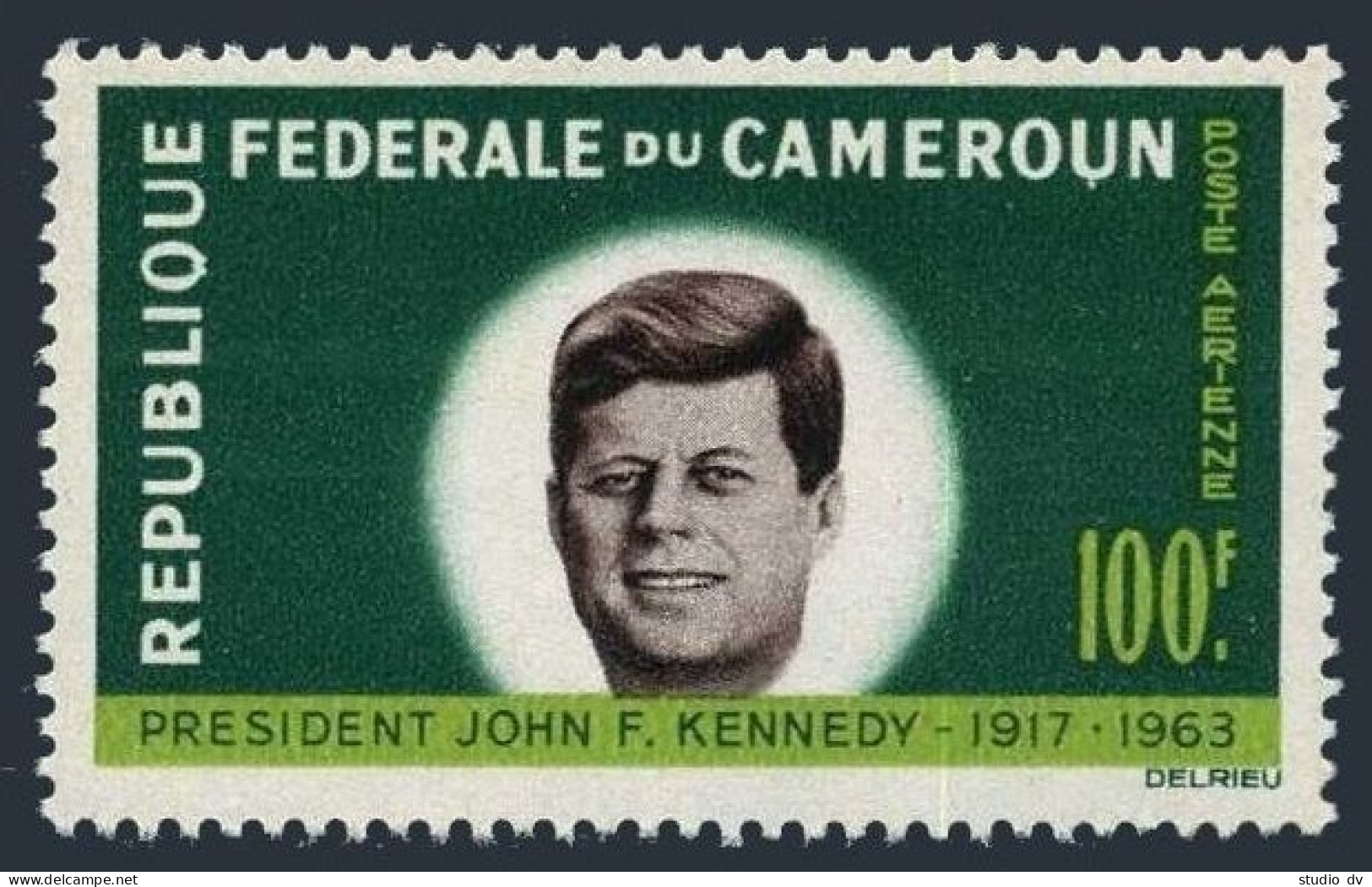 Cameroun C52, MNH. Michel 420. President John F. Kennedy, 1964. - Camerun (1960-...)