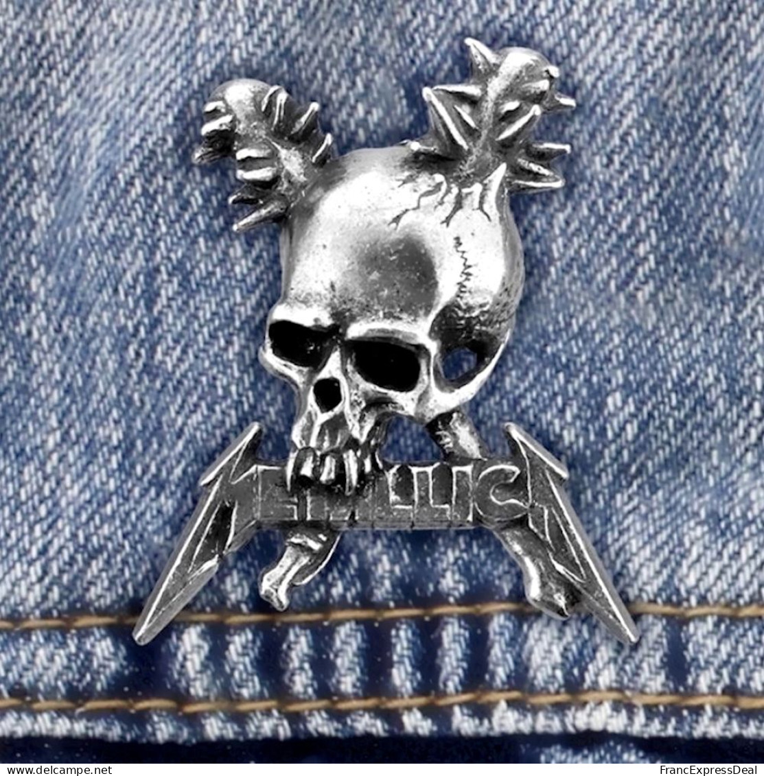 Broche NEUVE En Métal Pins - Metallica - Musique