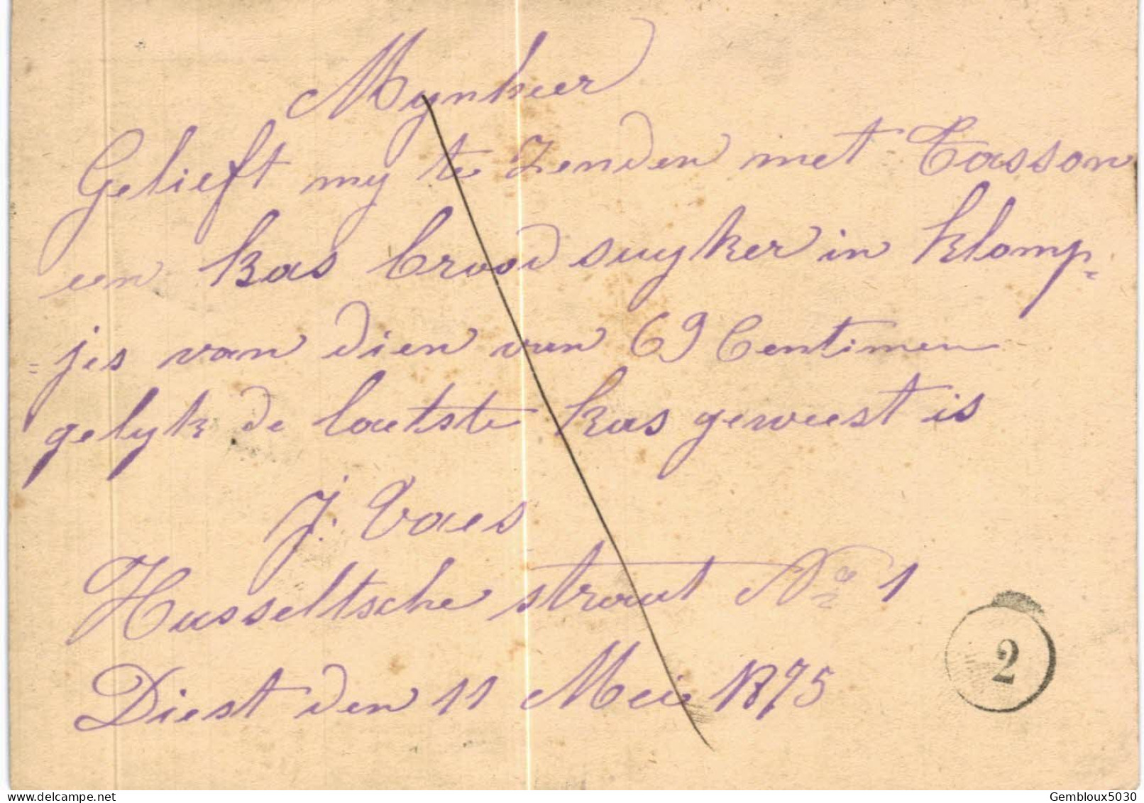Carte-correspondance N° 28 écrite De Diest Vers Anvers - Letter-Cards