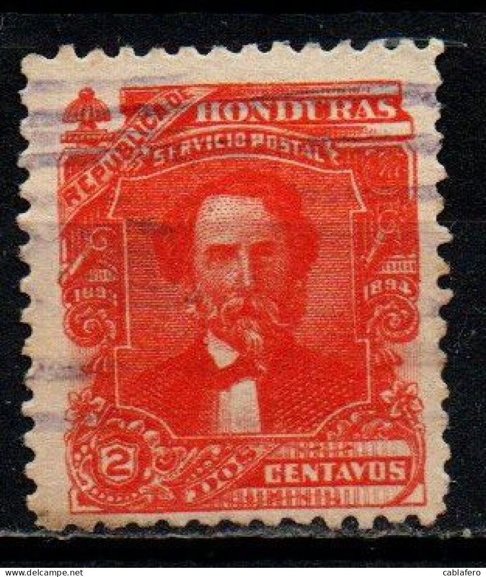 HONDURAS - 1893 - GENERALE TRINIDAD CABANAS - USATO - Honduras