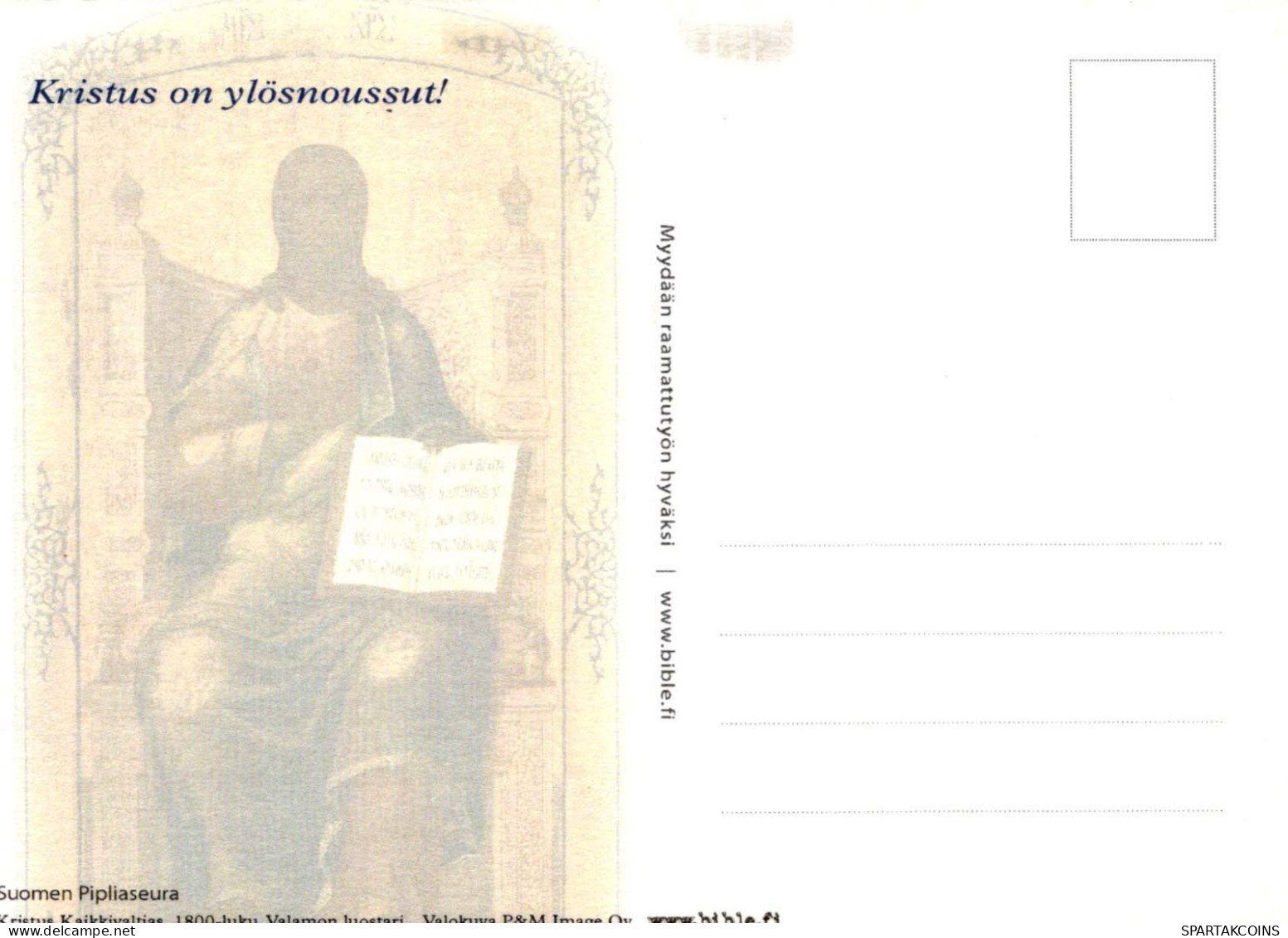 PAINTING SAINTS Christianity Religion Vintage Postcard CPSM #PBQ213.A - Paintings, Stained Glasses & Statues