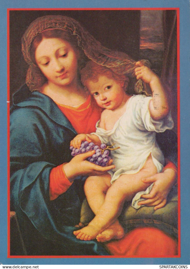 Jungfrau Maria Madonna Jesuskind Religion Vintage Ansichtskarte Postkarte CPSM #PBQ142.A - Vierge Marie & Madones