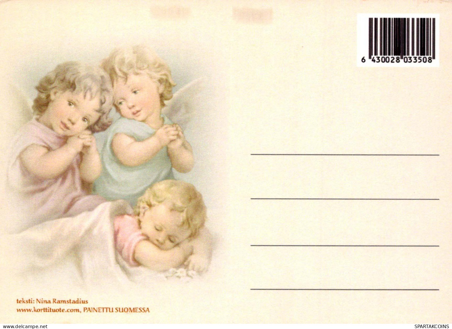 ANGEL Christmas Vintage Postcard CPSM #PBP497.A - Angels