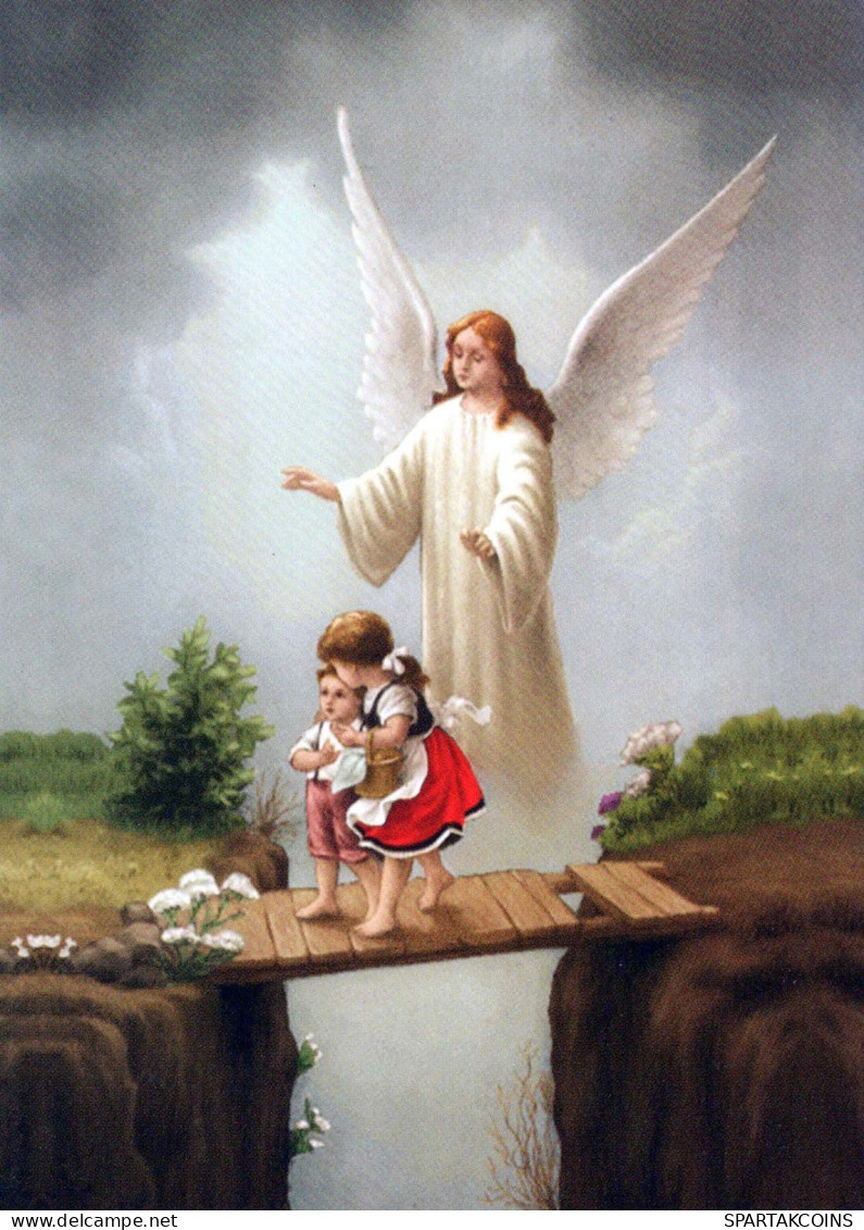 ANGELO Natale Vintage Cartolina CPSM #PBP489.A - Angels