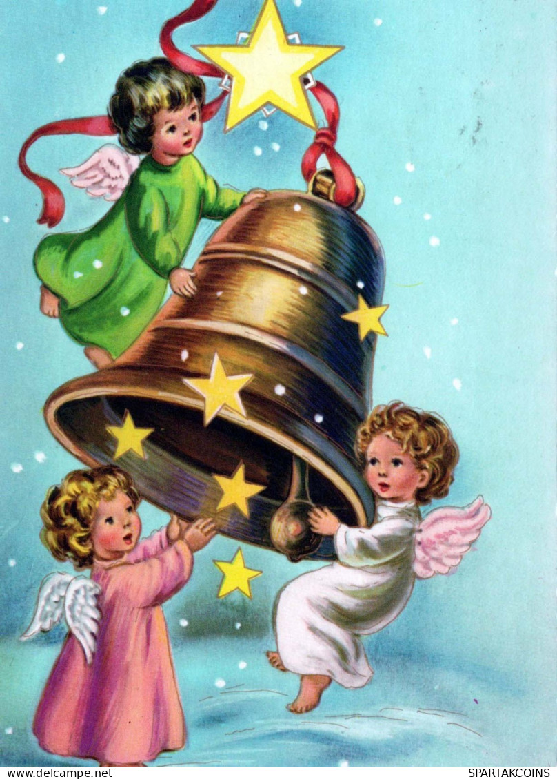 ANGE Noël Vintage Carte Postale CPSM #PBP400.A - Angels