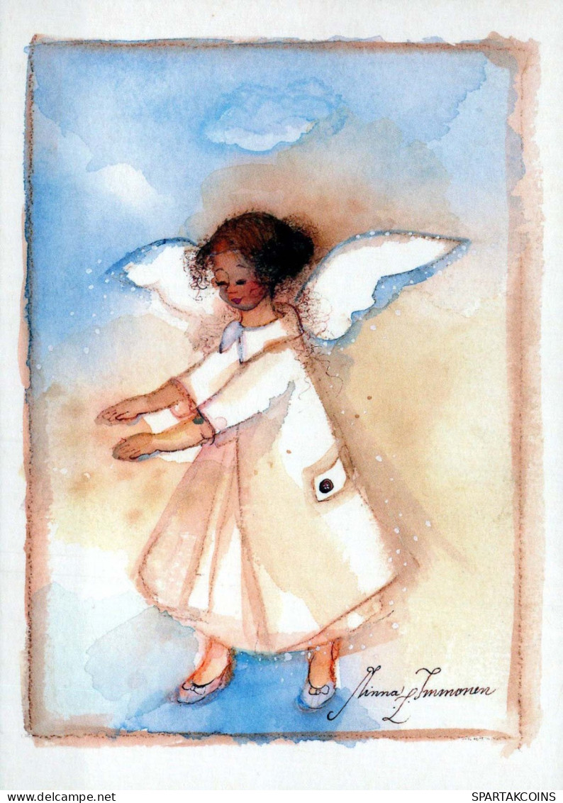 ÁNGEL Navidad Vintage Tarjeta Postal CPSM #PBP303.A - Angels