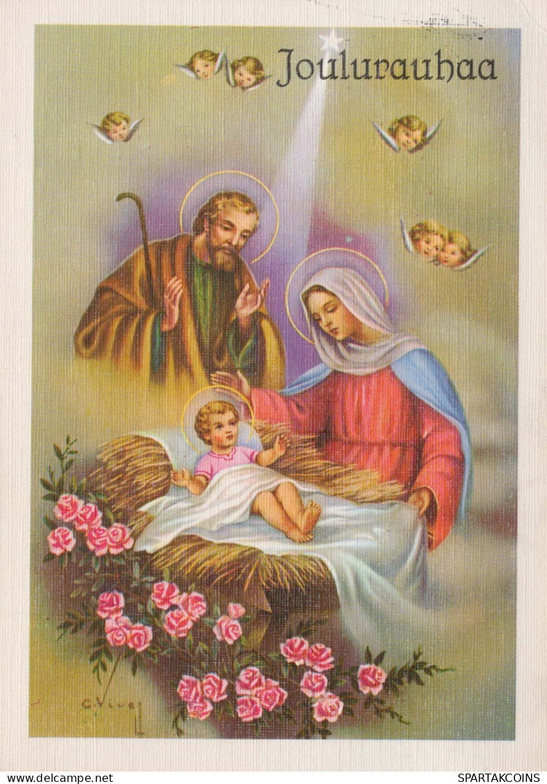 ENGEL Weihnachten Jesuskind Vintage Ansichtskarte Postkarte CPSM #PBP276.A - Angels