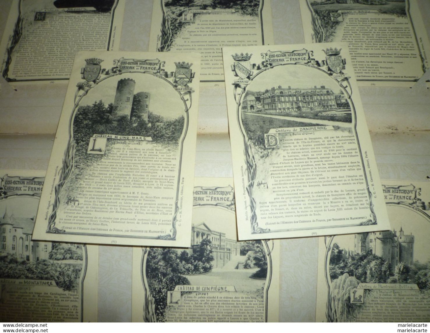 Page11 -----  8 Cpa Collection Historique Chateaux De France - Castles