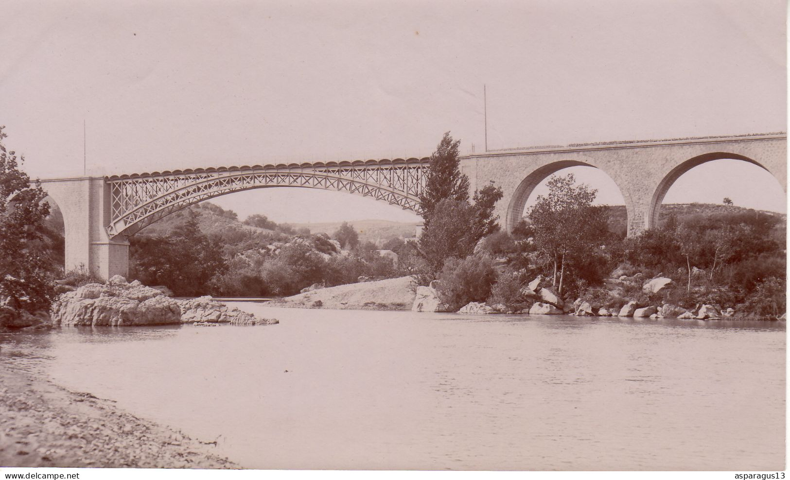 Viaduc Environs De Cessenon Pont De Réal Photo 10x17 - Europe