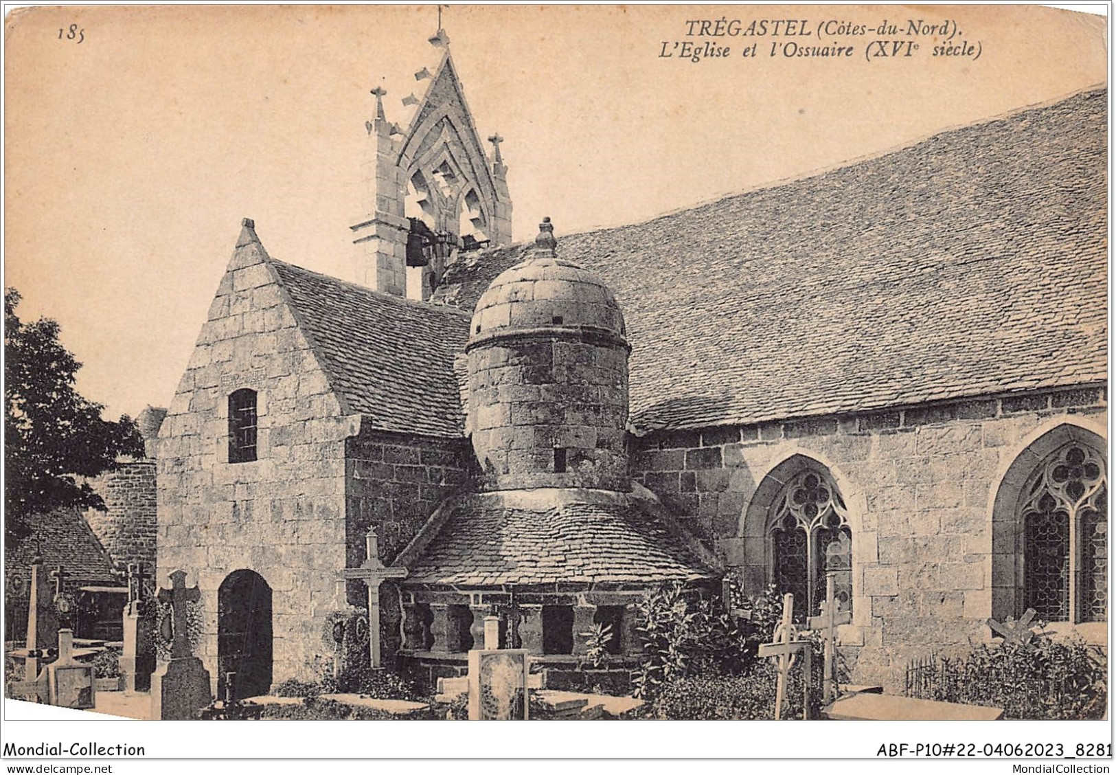 ABFP10-22-0847 - TREGASTEL - L'Eglise Et L'Ossuaire - Trégastel