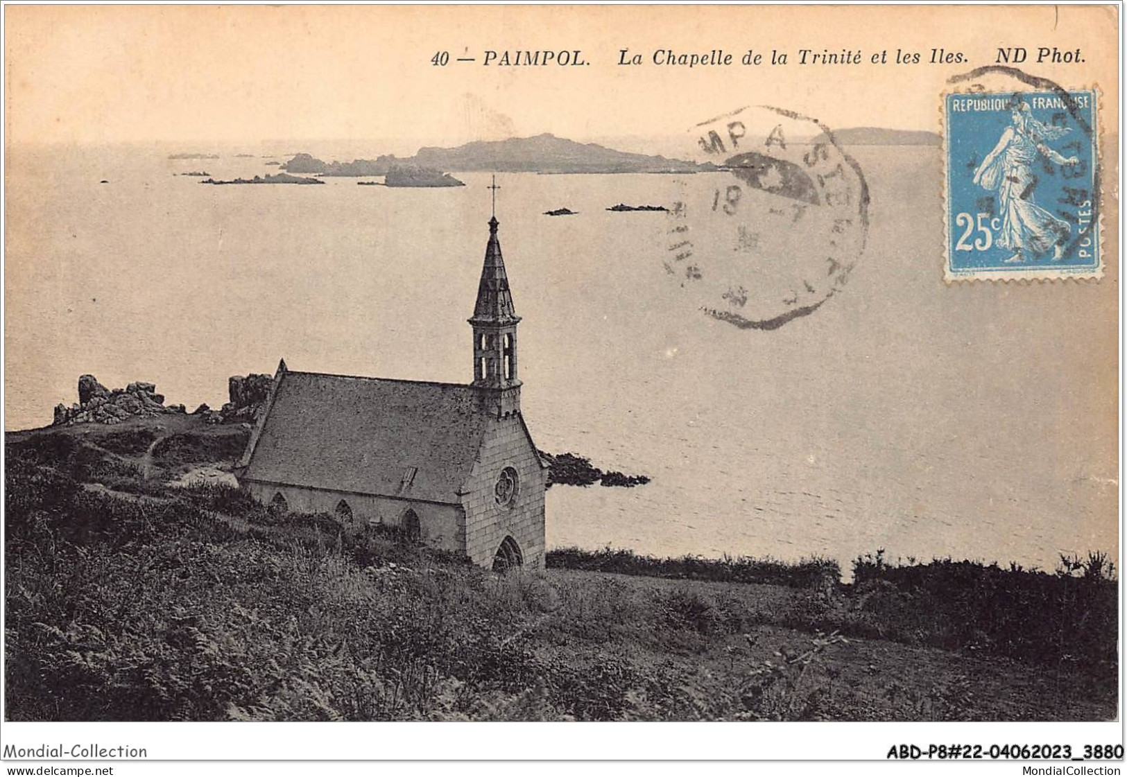 ABDP8-22-0687 - PAIMPOL - La Chapelle De La Trinite Et Les Iles - Paimpol