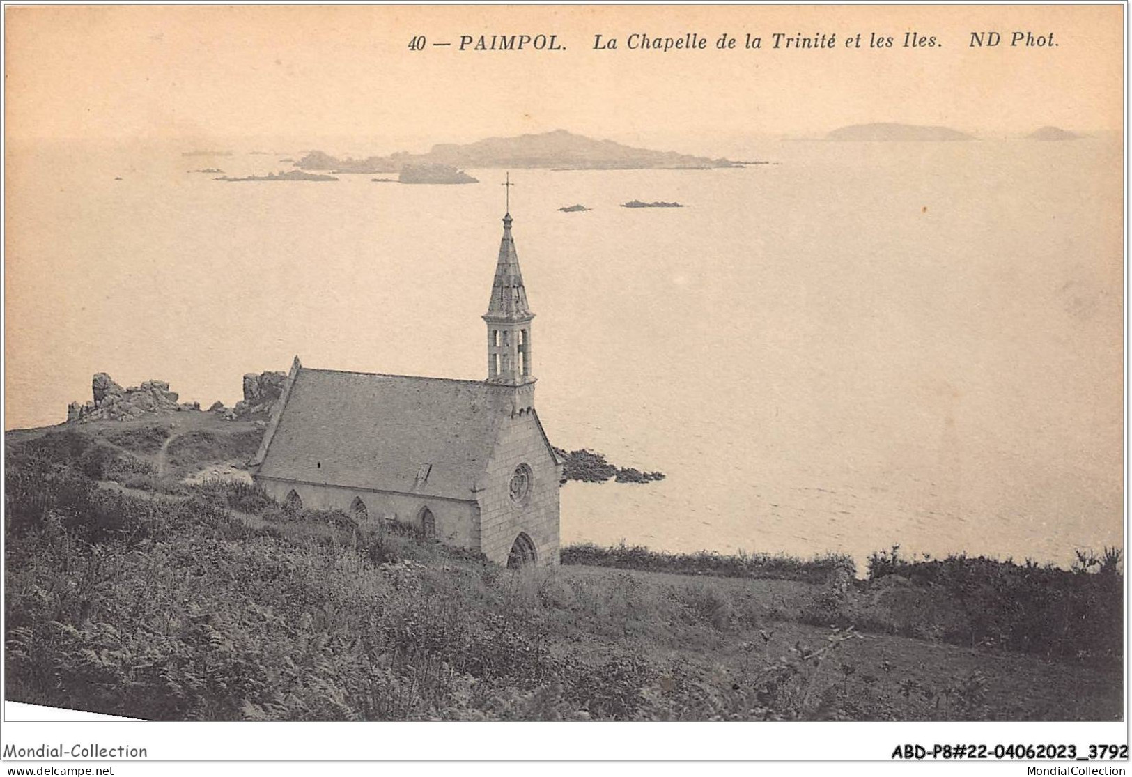 ABDP8-22-0643 - PAIMPOL - La Chapelle De La Trinite Et Les Iles - Paimpol