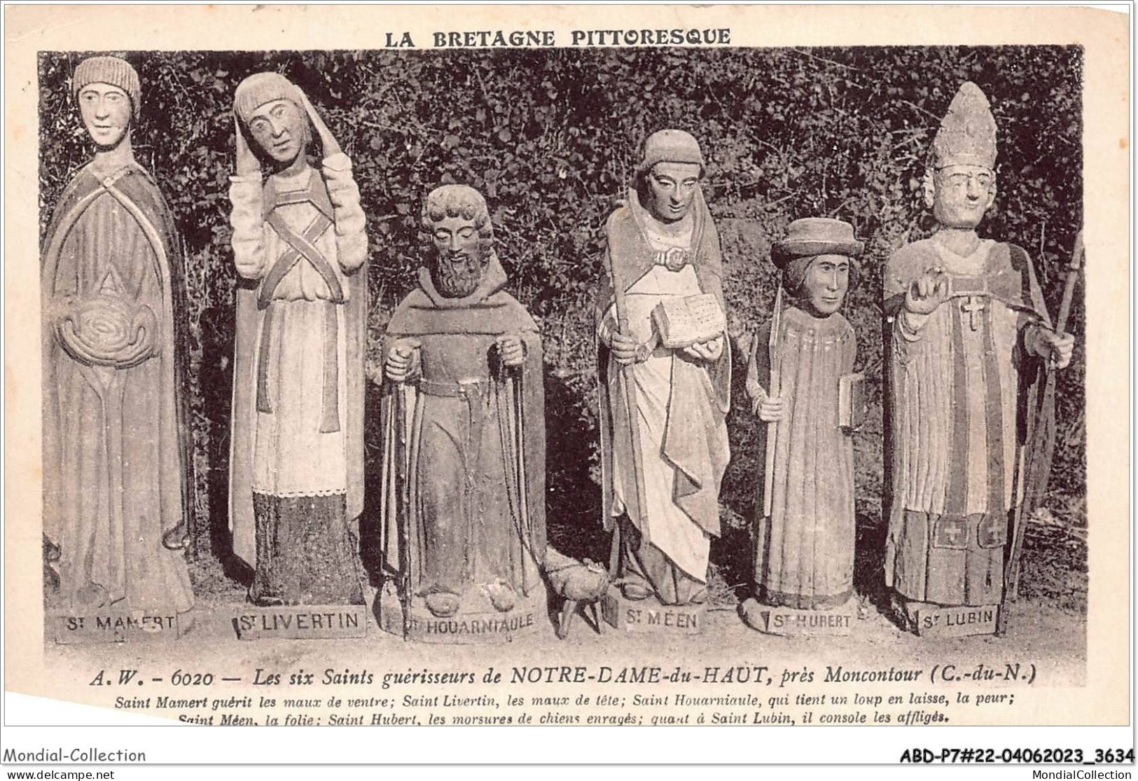 ABDP7-22-0564 - MONCONTOUR - Les Six Saints Gueriseurs De Notre Dame De Haut - Moncontour