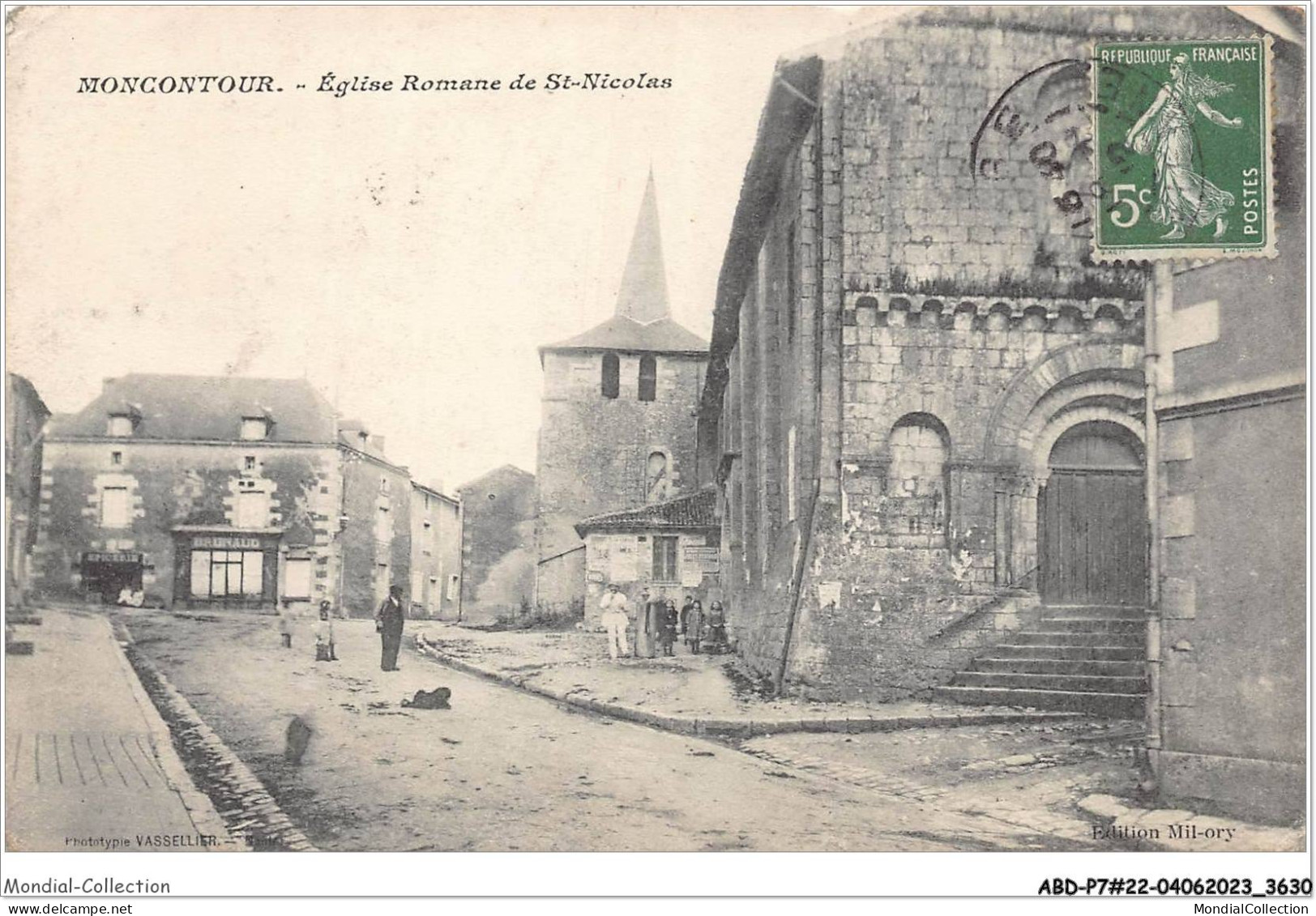 ABDP7-22-0562 - MONCONTOUR - Eglise Romane De St Nicolas - Moncontour