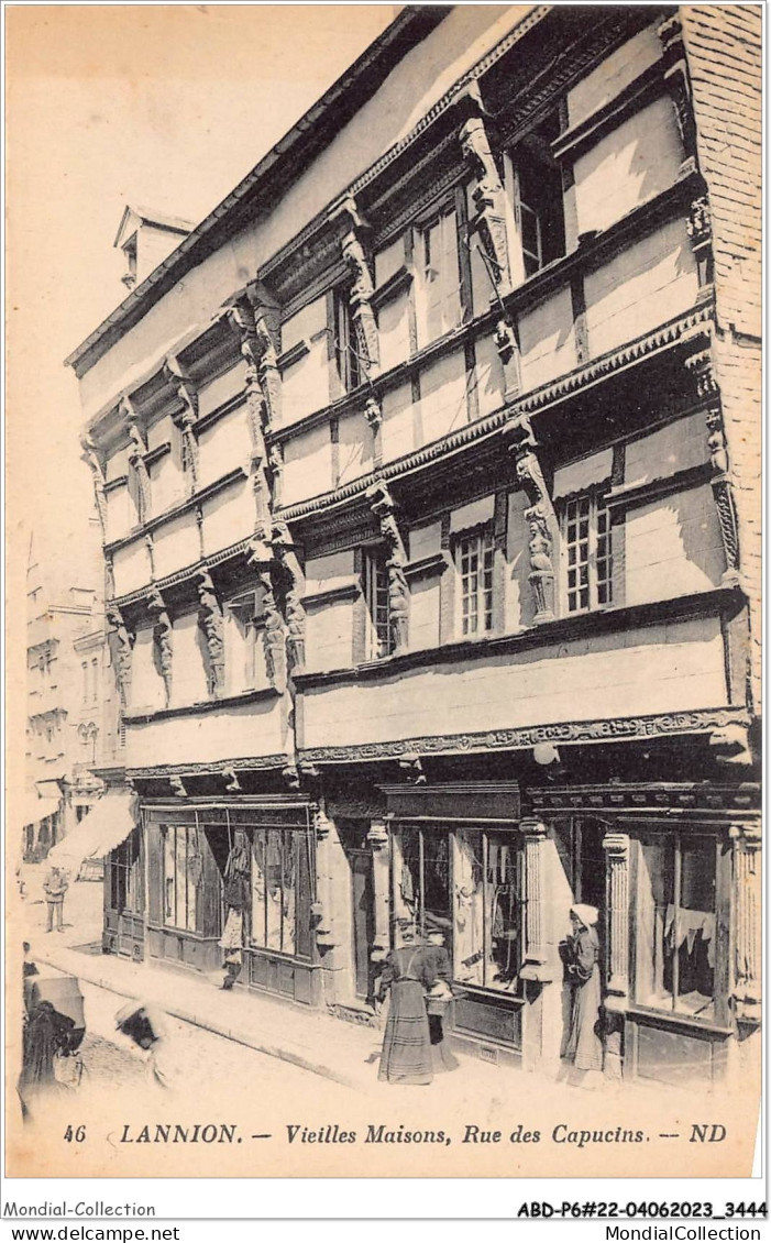 ABDP6-22-0470 - LANNION - Vieille Maison Rue Des Capucins - Lannion