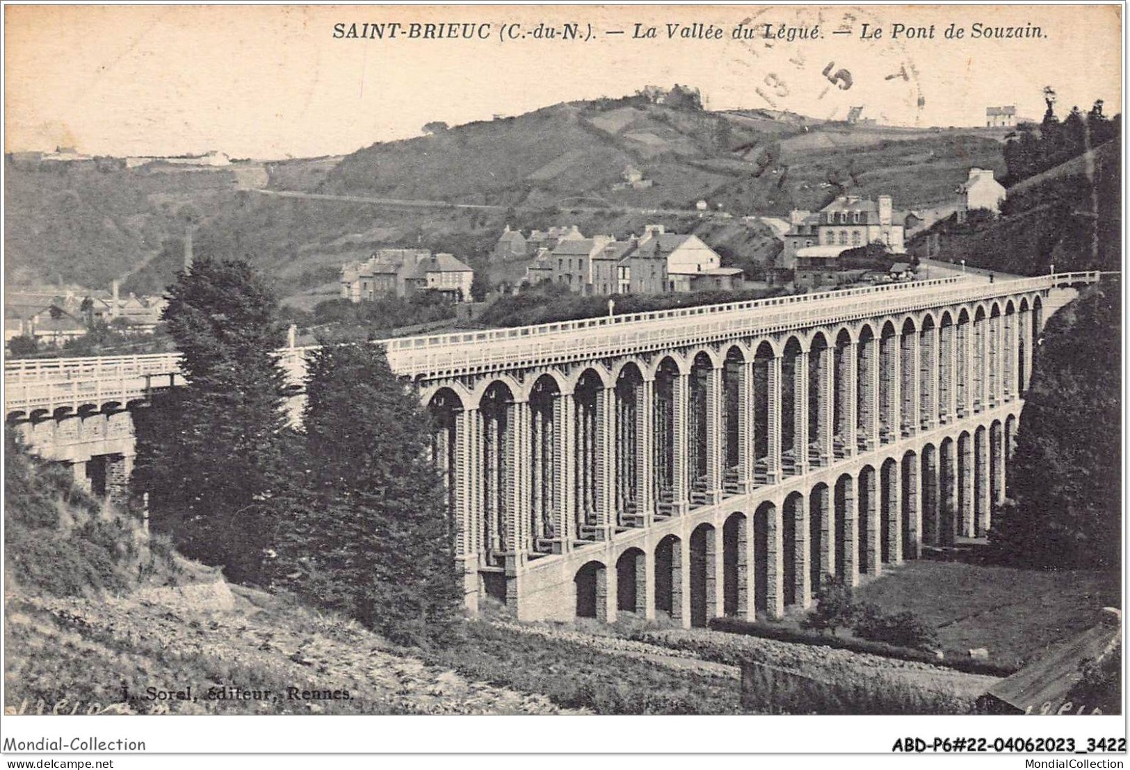 ABDP6-22-0459 - SAINT-BRIEUC - Vallee Du Legue - Pont De Souzain - Saint-Brieuc