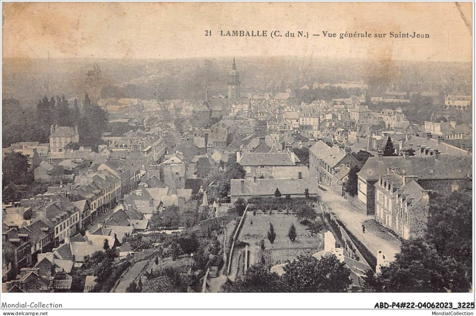 ABDP4-22-0360 - LAMBALLE - Vue Generale Sur Saint Jean - Lamballe