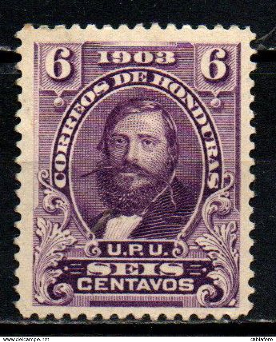 HONDURAS - 1903 - GENERALE SANTOS GUARDIOLA - USATO - Honduras