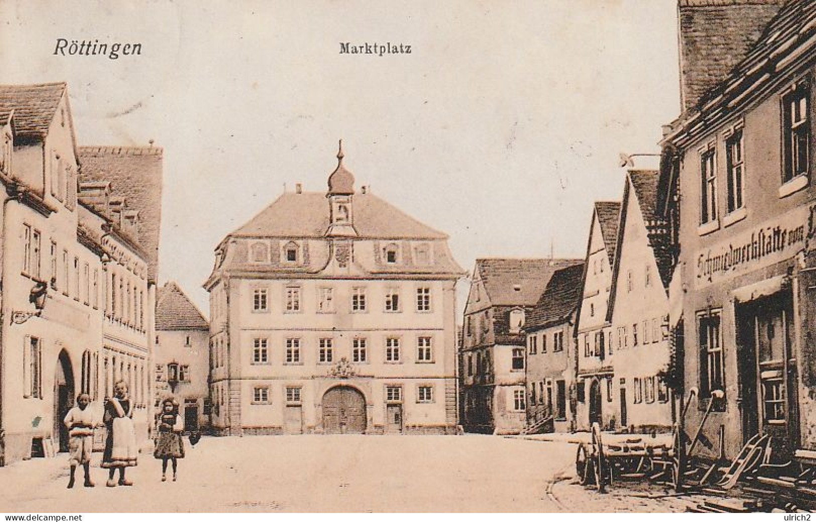 AK Röttingen - Marktplatz - 1910 (69497) - Wuerzburg