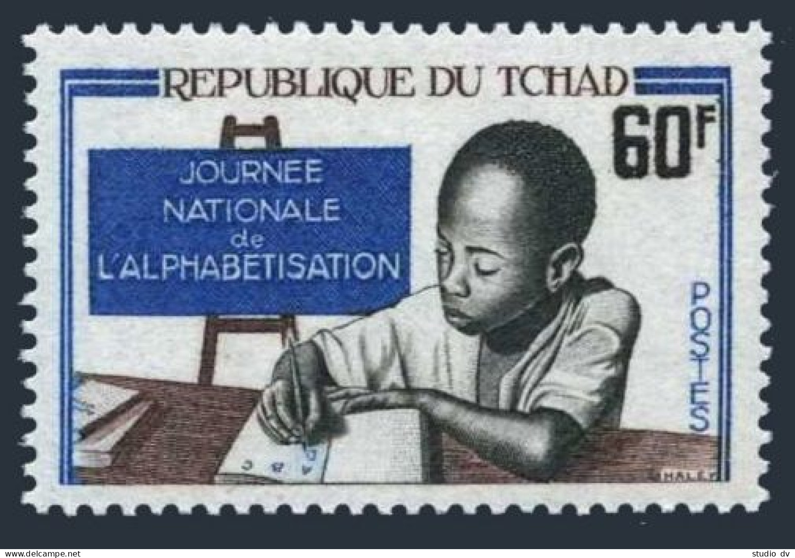 Chad 156, MNH. Michel 204. National Literacy Day 1968. - Tchad (1960-...)