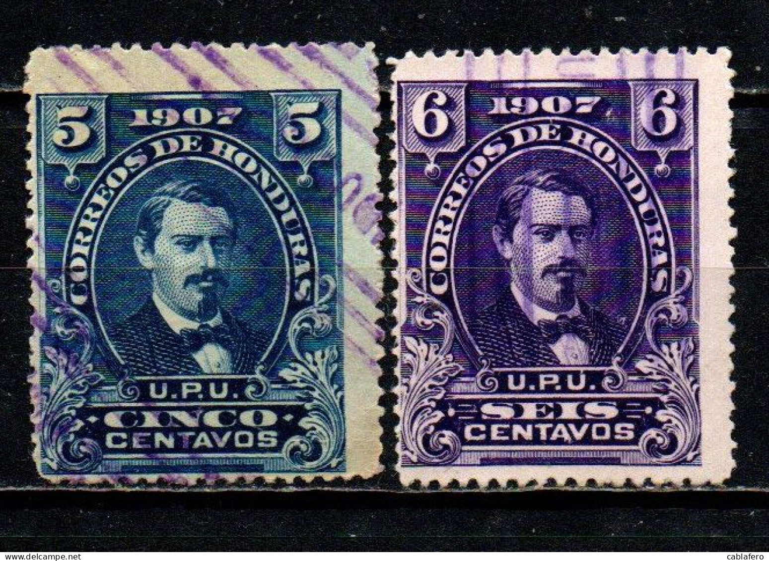 HONDURAS - 1907 - PRESIDENTE JOSE' MEDINA - USATI - Honduras