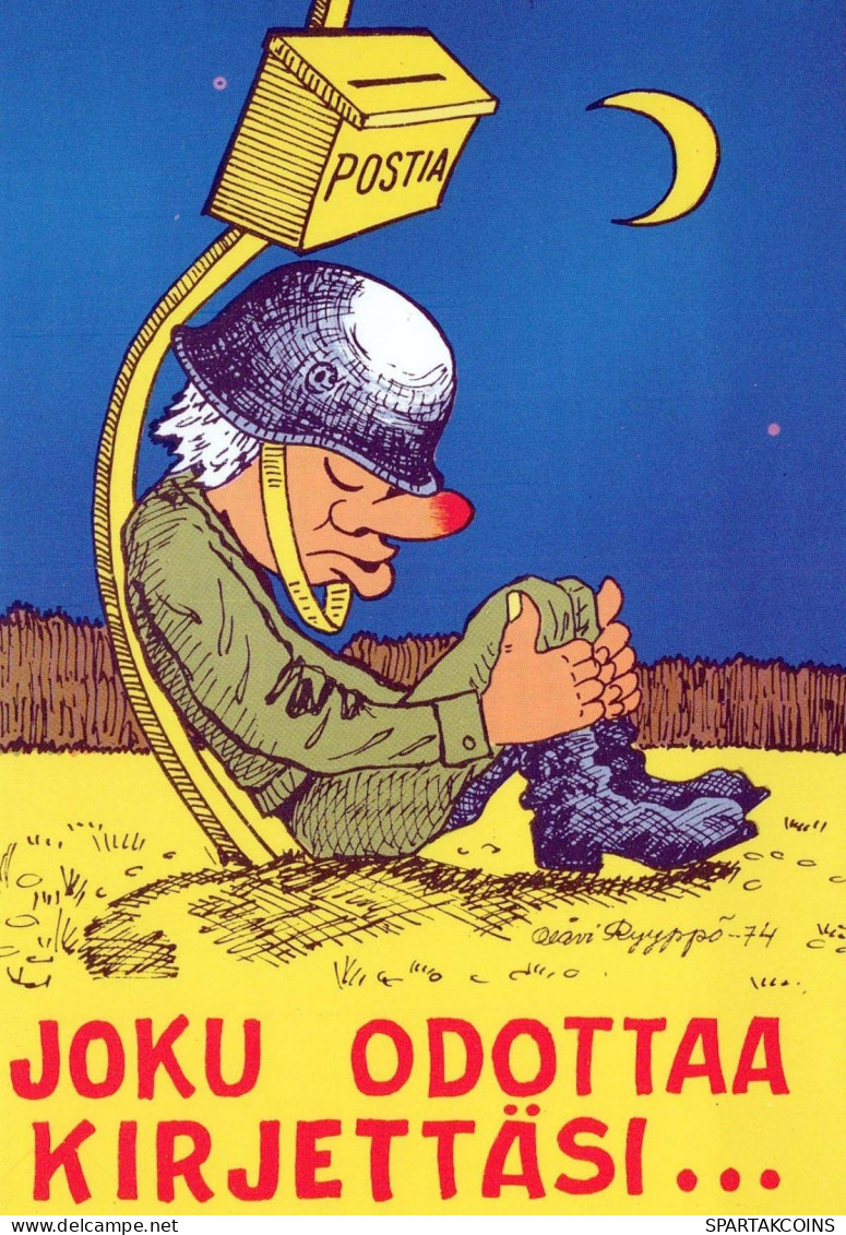 SOLDATS HUMOUR Militaria Vintage Carte Postale CPSM #PBV791.A - Humour