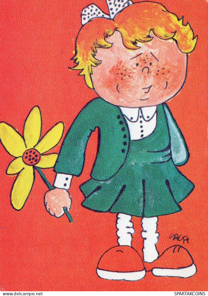 KINDER HUMOR Vintage Ansichtskarte Postkarte CPSM #PBV457.A - Humorous Cards