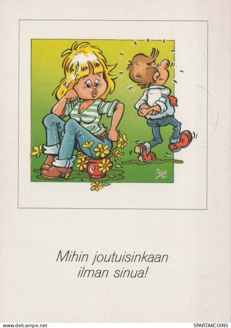 NIÑOS HUMOR Vintage Tarjeta Postal CPSM #PBV249.A - Humorous Cards