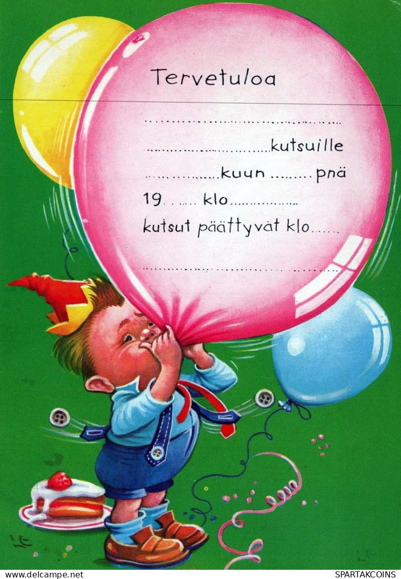 CHILDREN HUMOUR Vintage Postcard CPSM #PBV203.A - Cartes Humoristiques