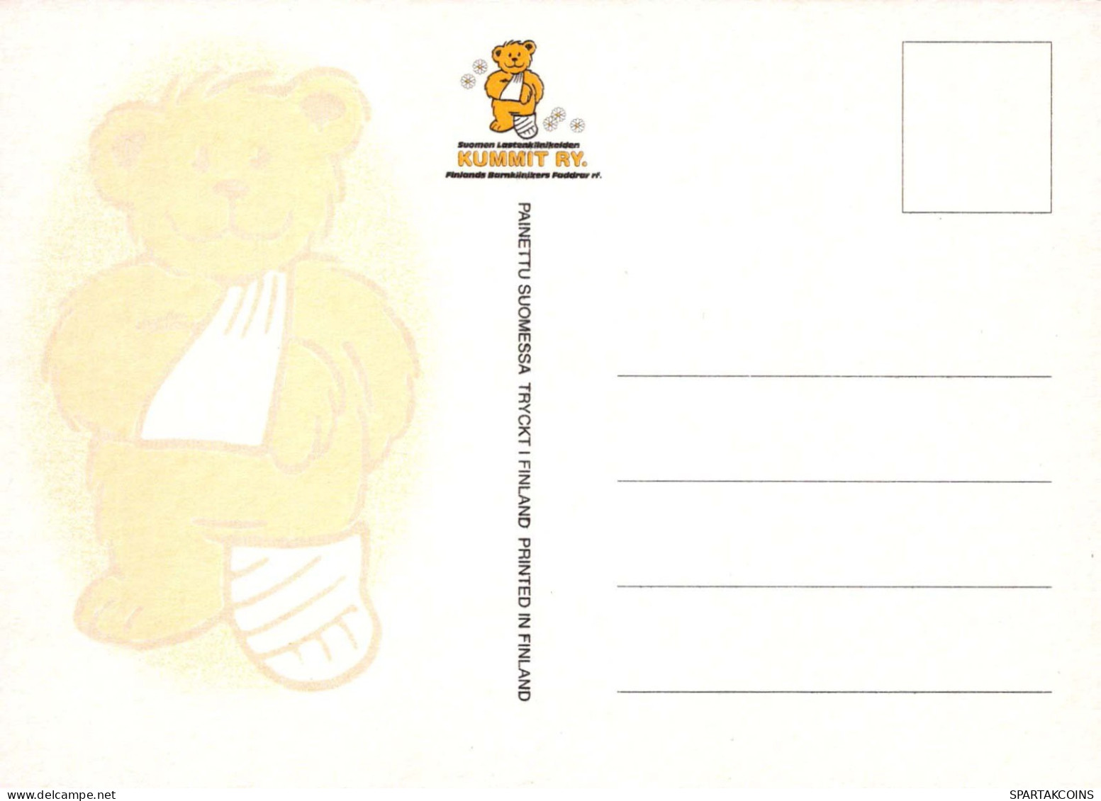 OSO Animales Vintage Tarjeta Postal CPSM #PBS346.A - Bears