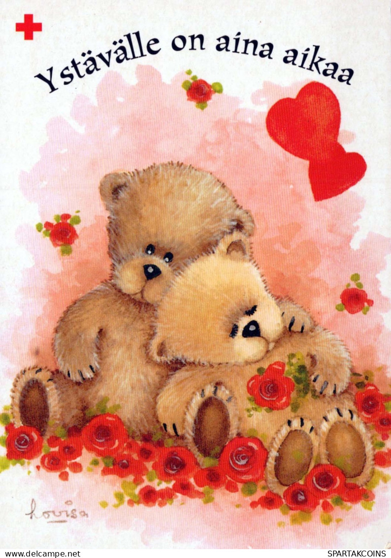 NASCERE Animale Vintage Cartolina CPSM #PBS252.A - Bären