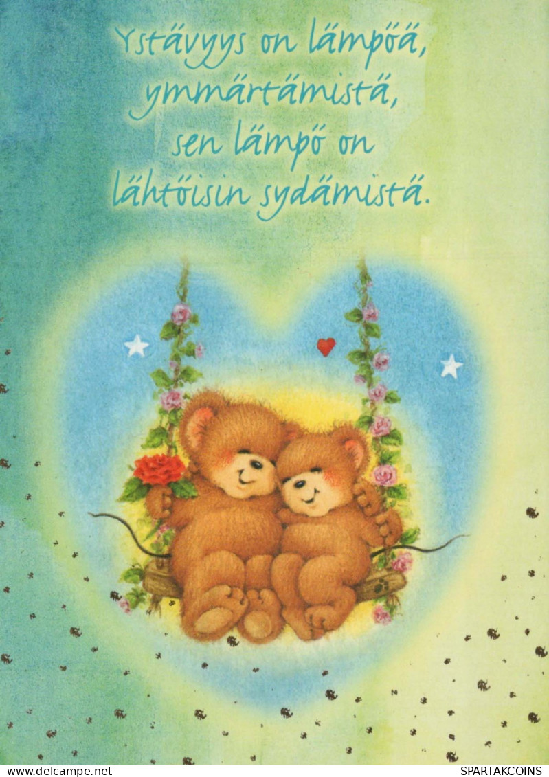 BEAR Animals Vintage Postcard CPSM #PBS155.A - Bears