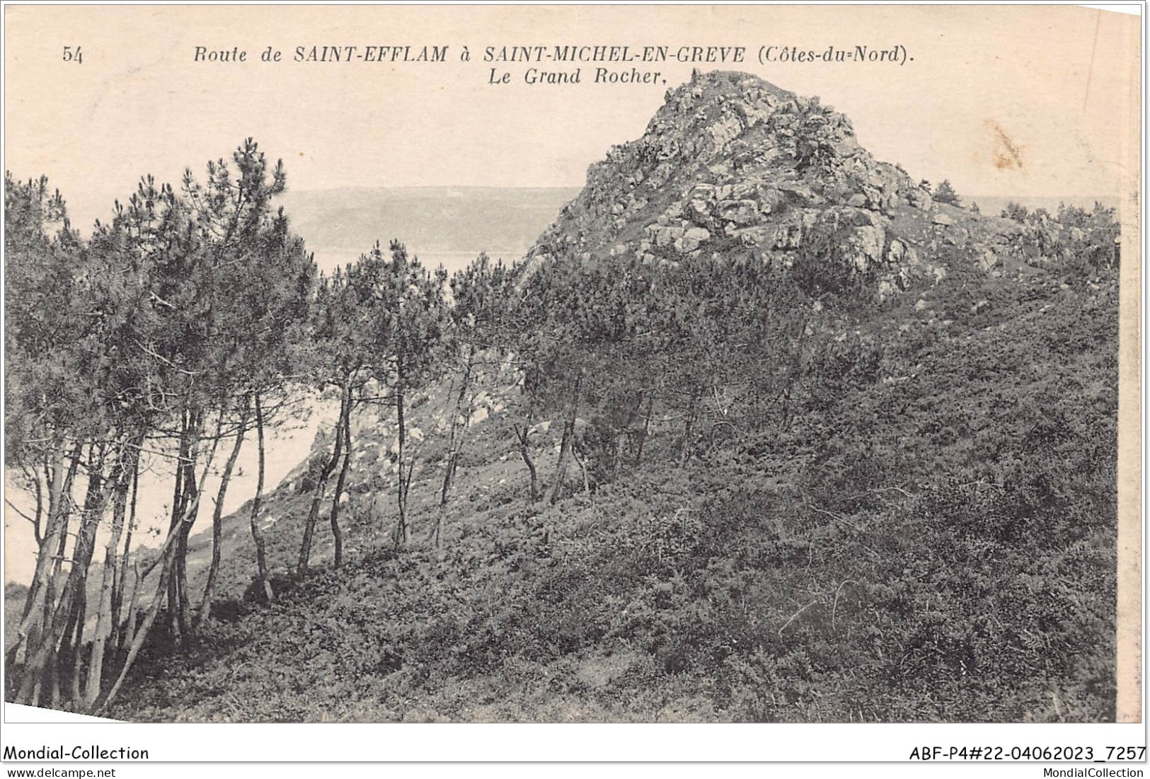 ABFP4-22-0334 - SAINT-MICHEL-EN-GREVE - Route De SAINT-EFFLAM- Grand Rocher  - Saint-Michel-en-Grève