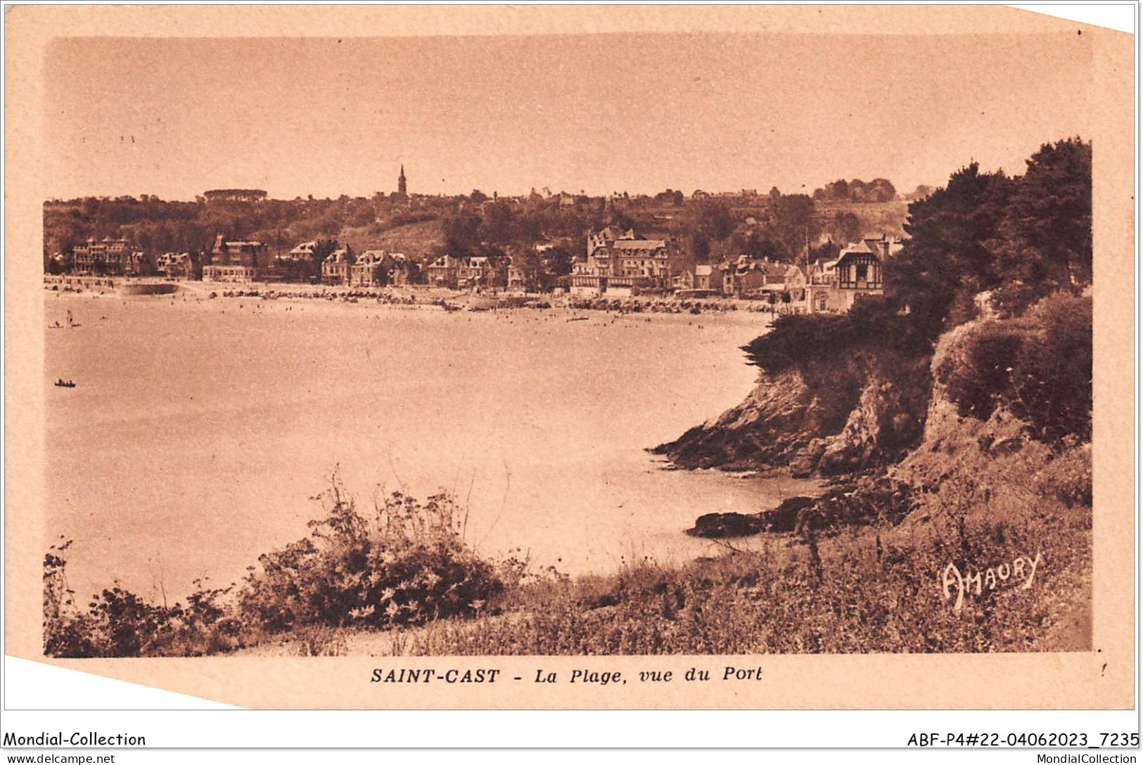 ABFP4-22-0323 - SAINT-CAST-LE-GUILDO - Plage-Vue Du Port - Saint-Cast-le-Guildo