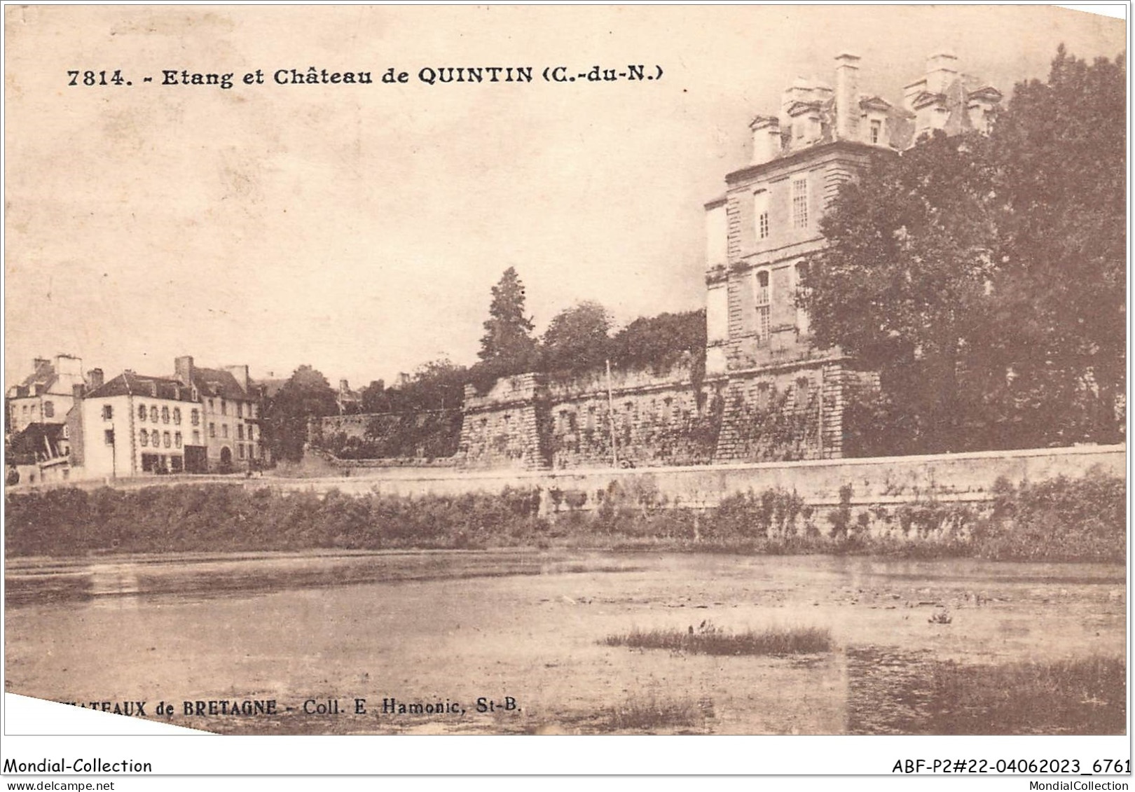ABFP2-22-0085 - QUINTIN - Etang Et Chateau  - Quintin