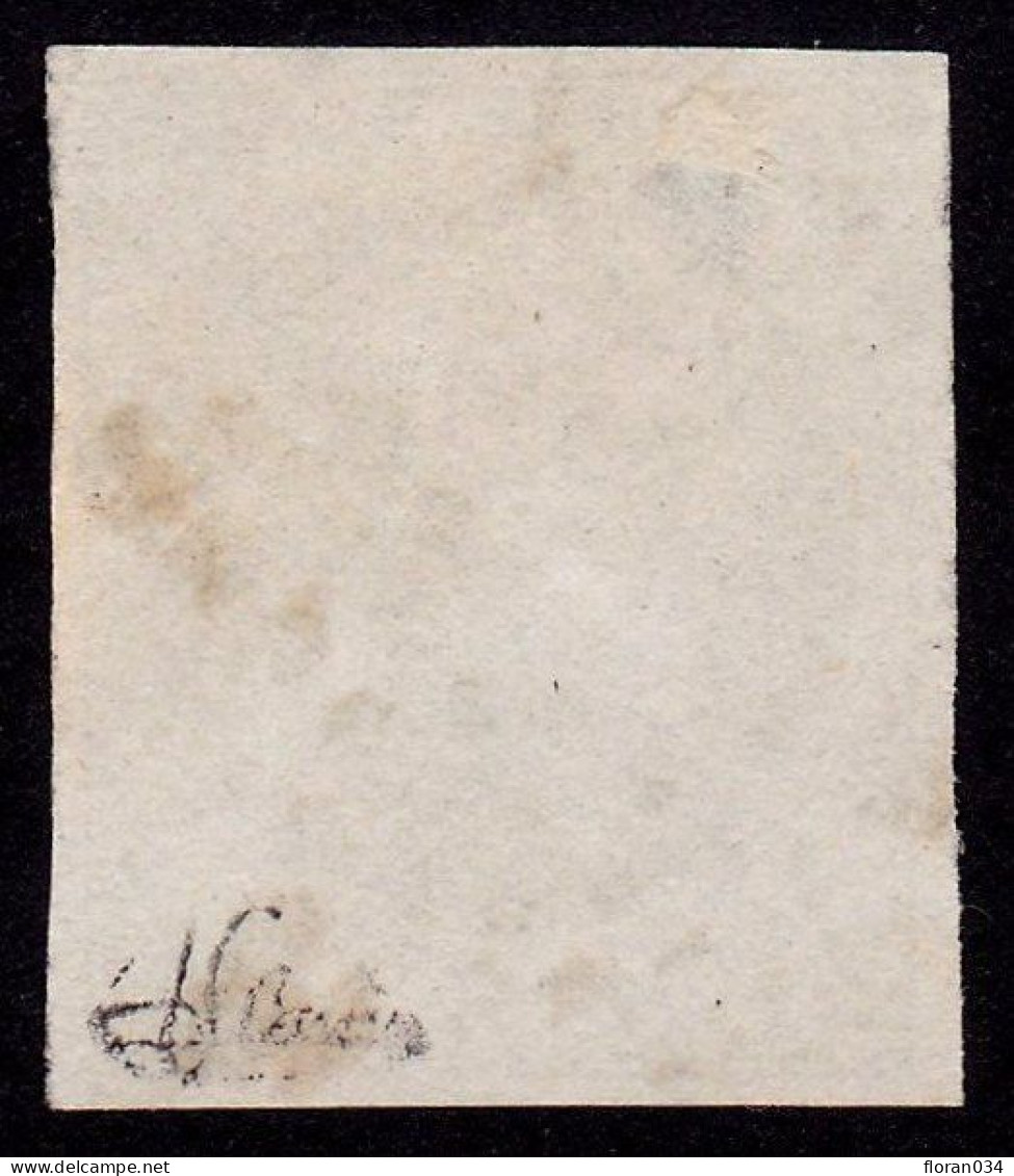 France N° 41B Obl. étoile Muette (Rare) - Signé JF Brun - Cote 800 Euros - TTB Qualité - 1870 Bordeaux Printing